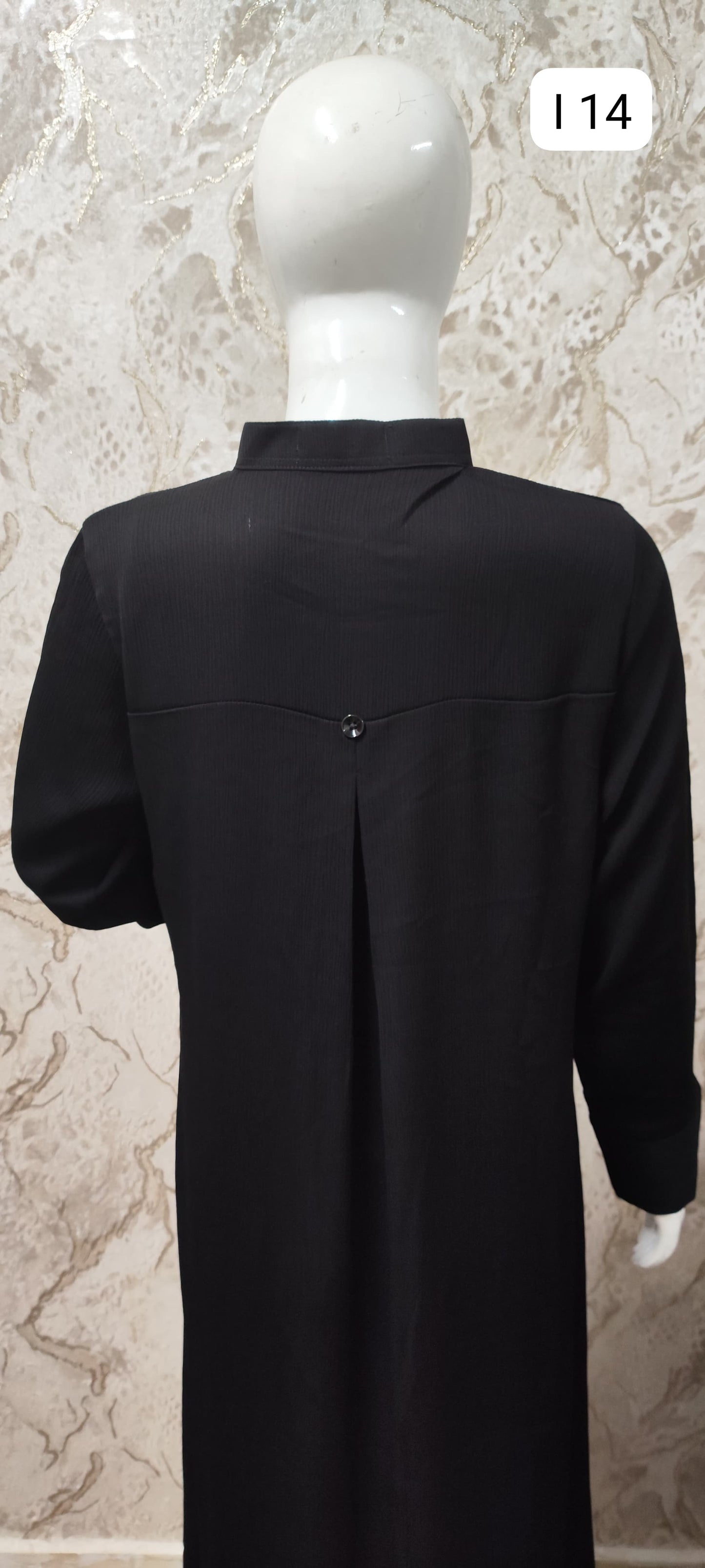 Elegant Black Abaya – Traditional and Modern Fusion I 24
