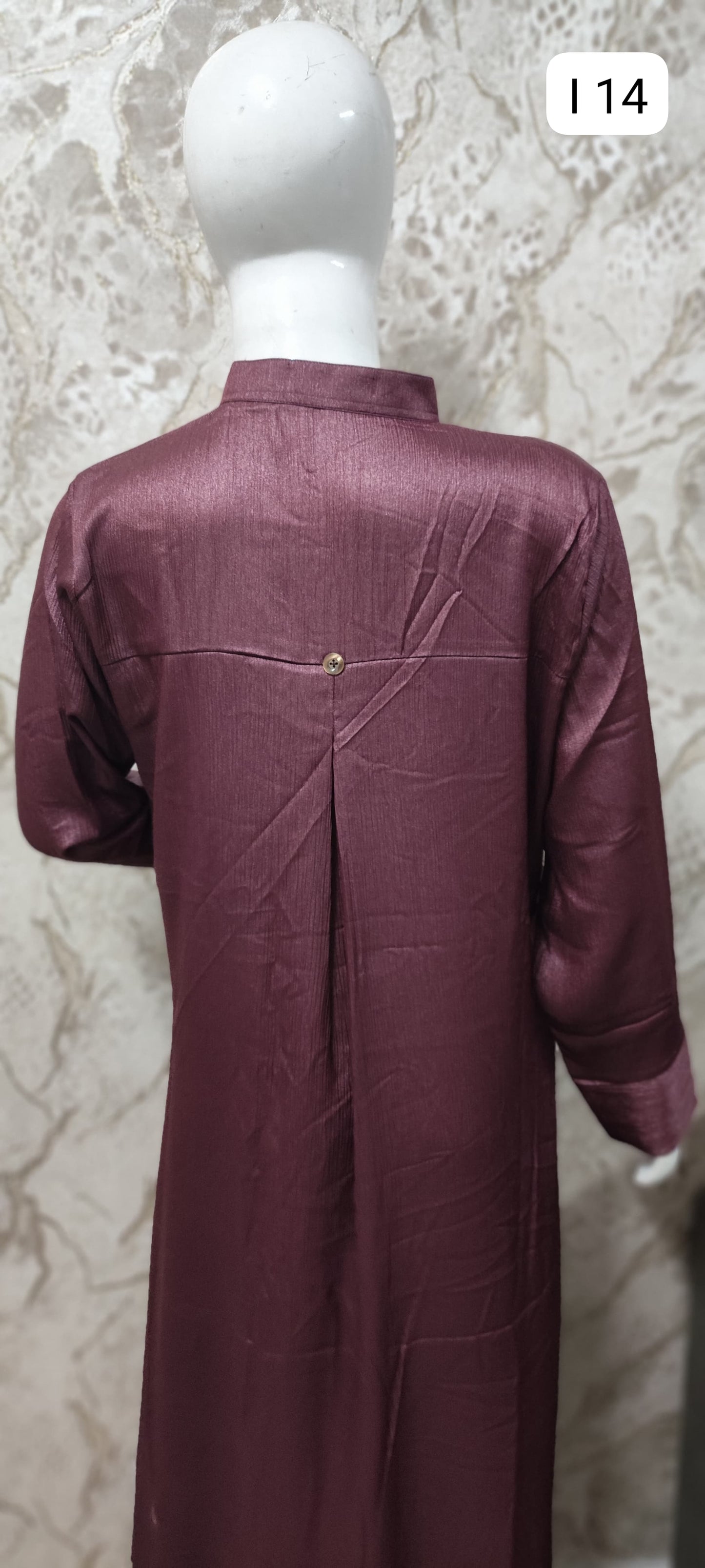 Elegant Black Abaya – Traditional and Modern Fusion I14