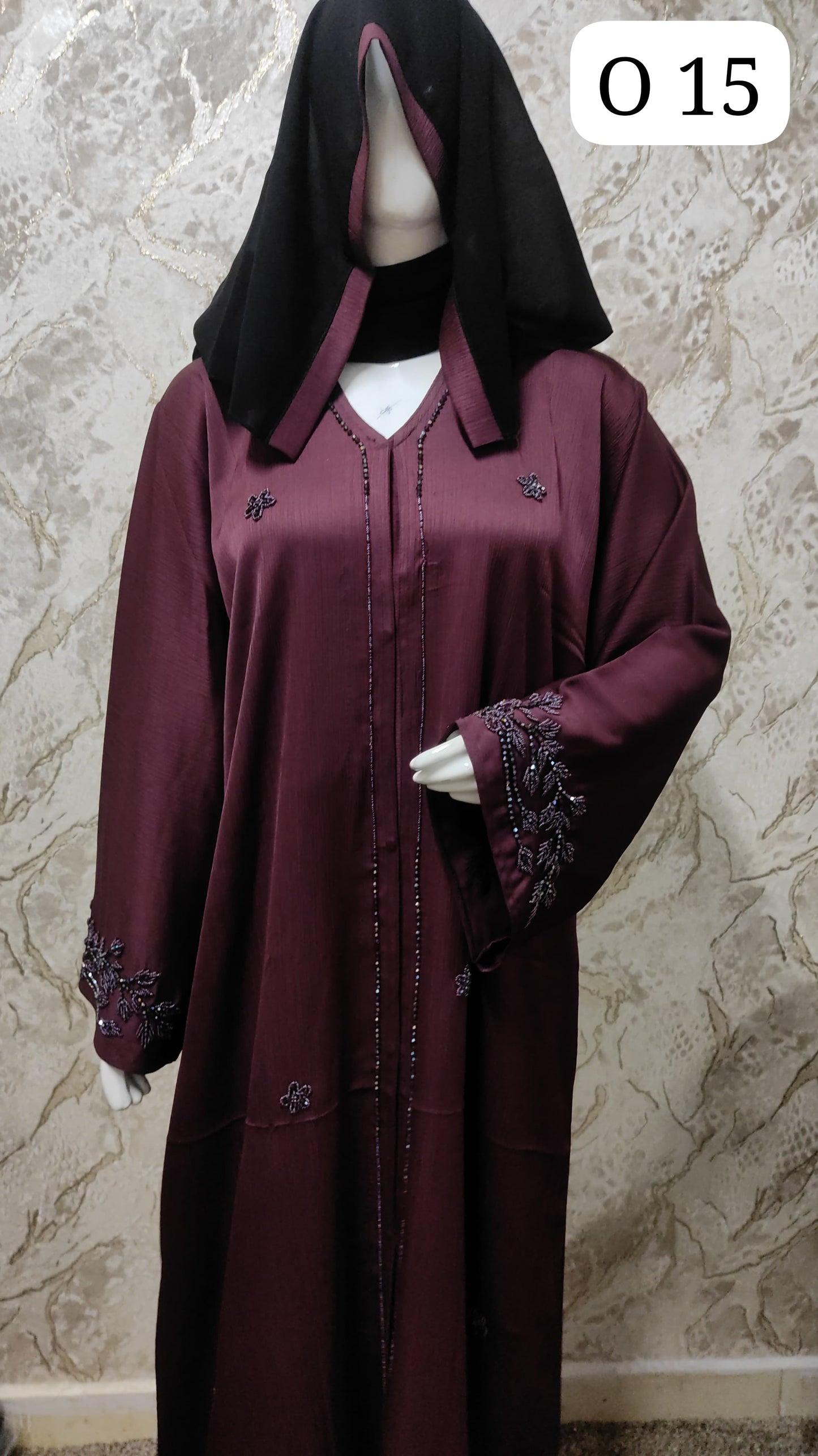 Elegant Abaya – Traditional and Modern Fusion O15