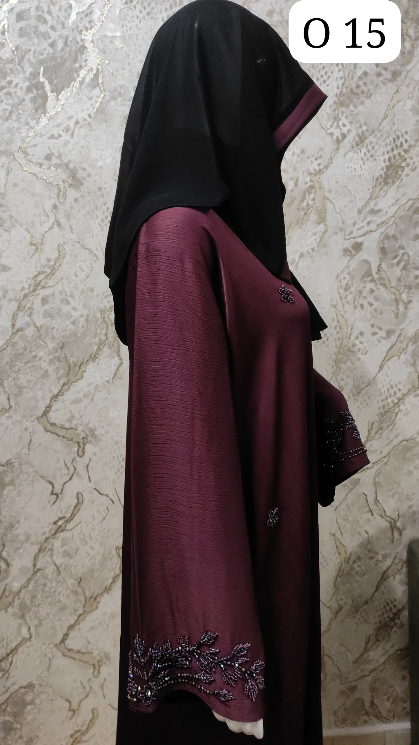 Elegant Abaya – Traditional and Modern Fusion O15