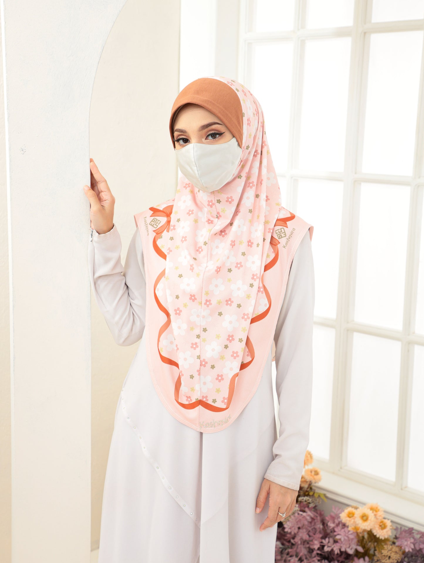 Digital printed hijab 2704