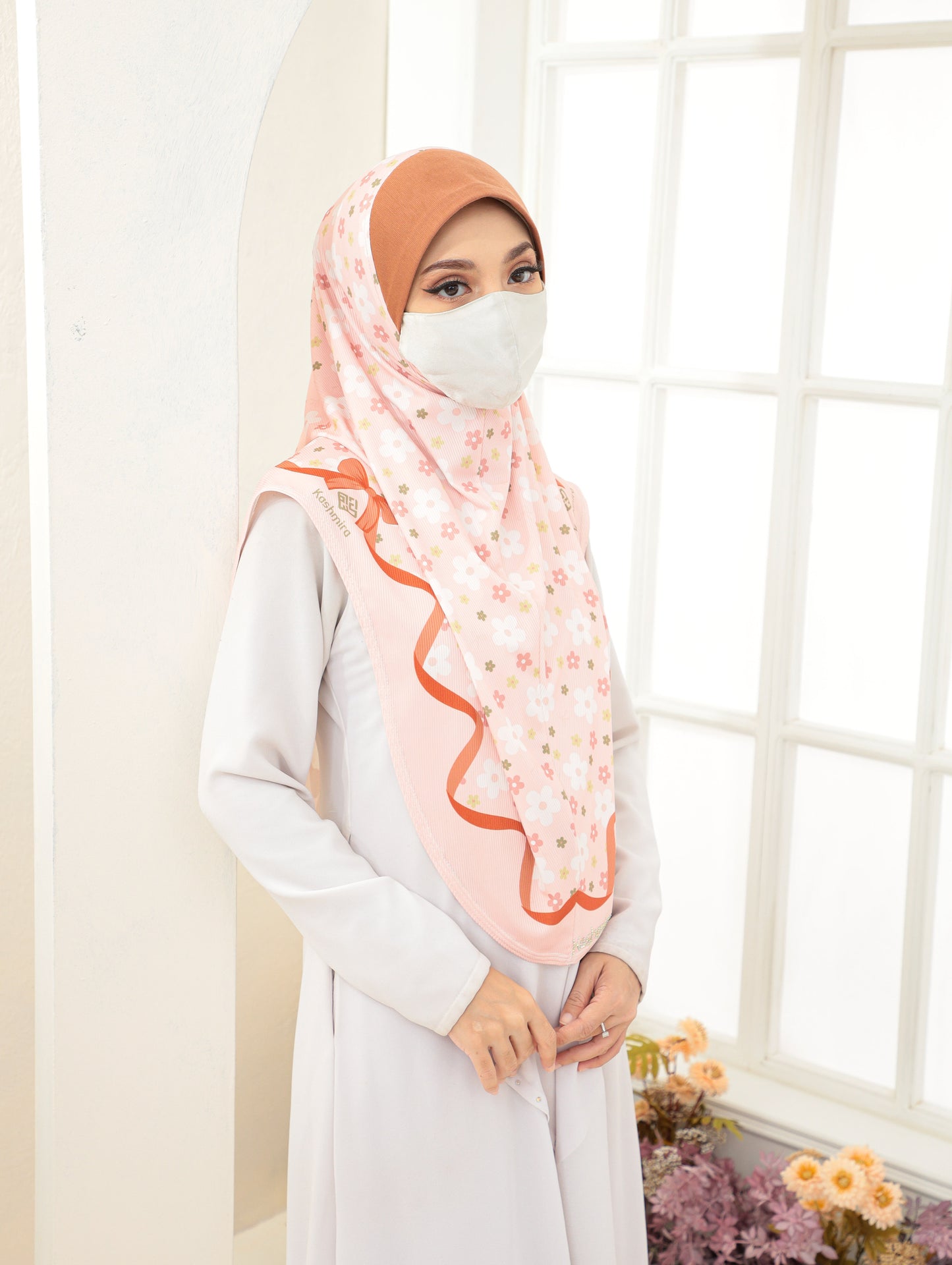 Digital printed hijab 2704