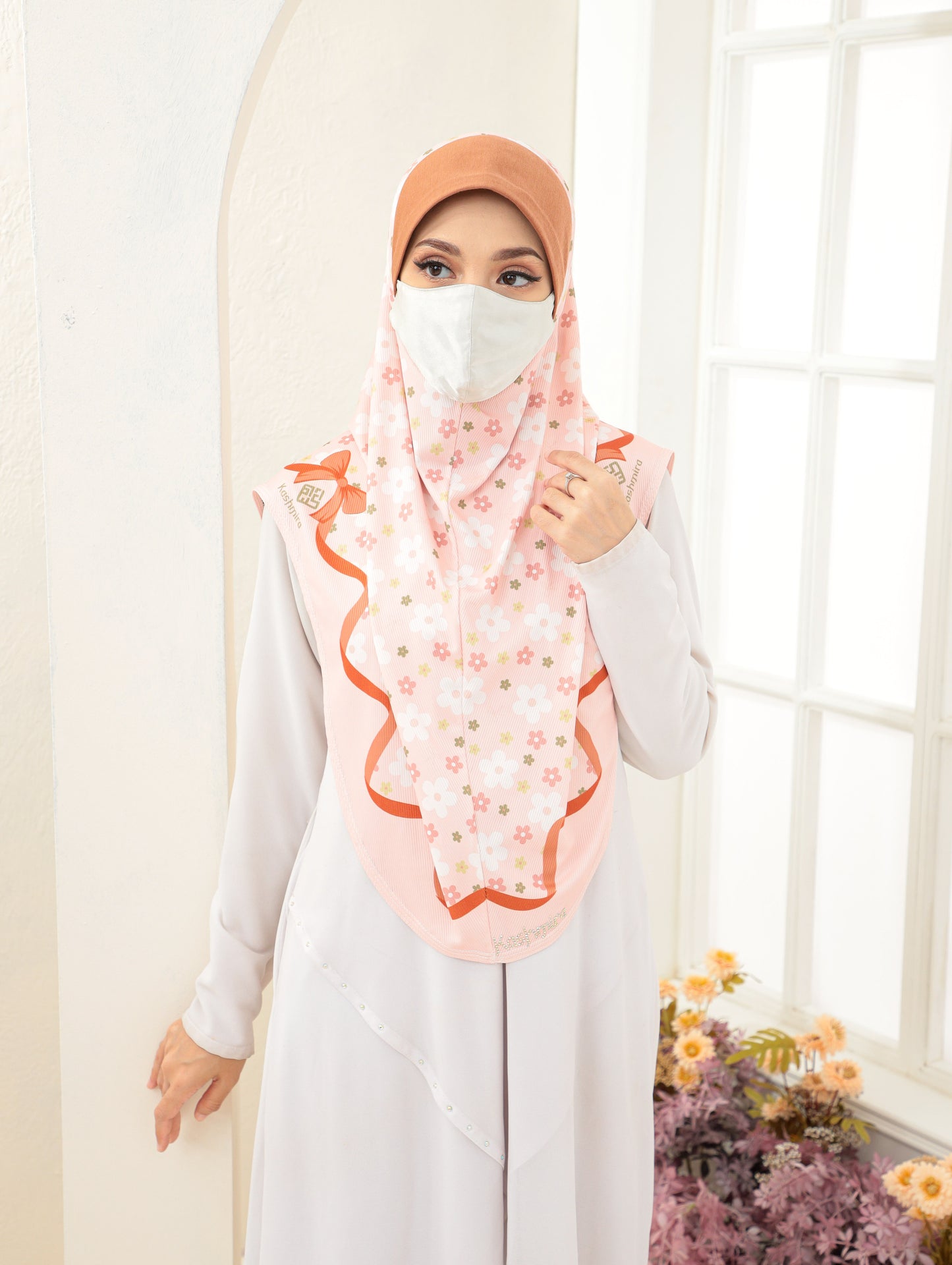 Digital printed hijab 2704