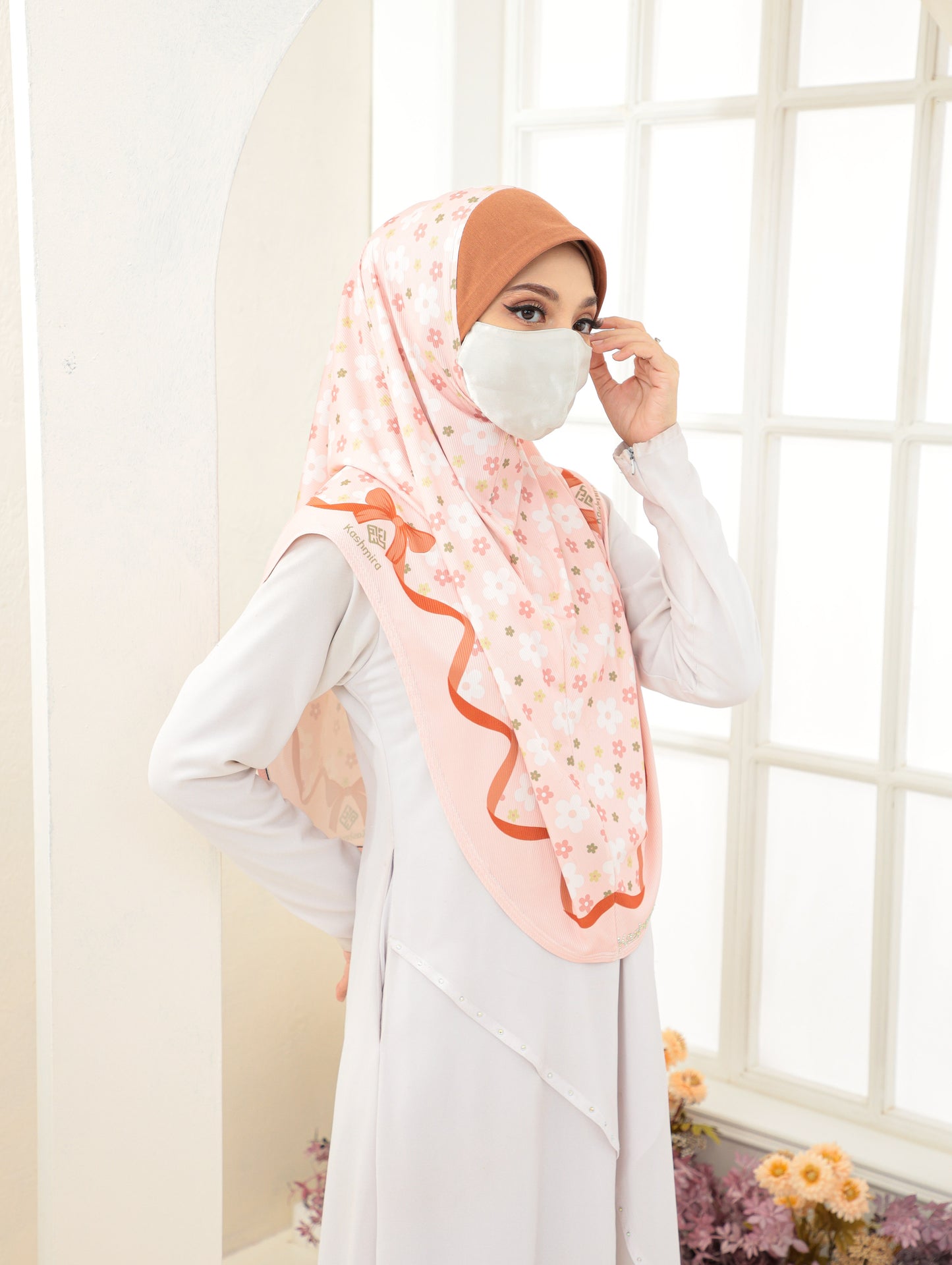 Digital printed hijab 2704