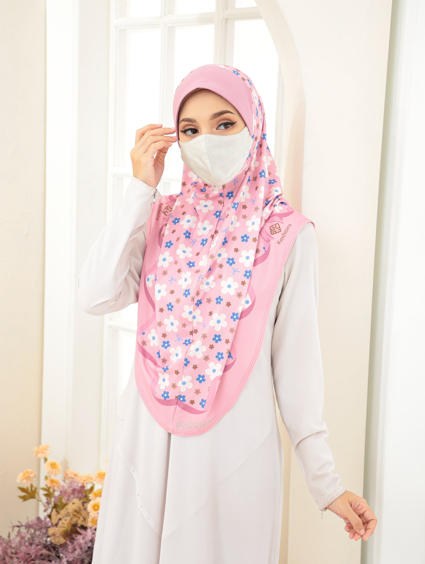 Digital printed hijab 2704