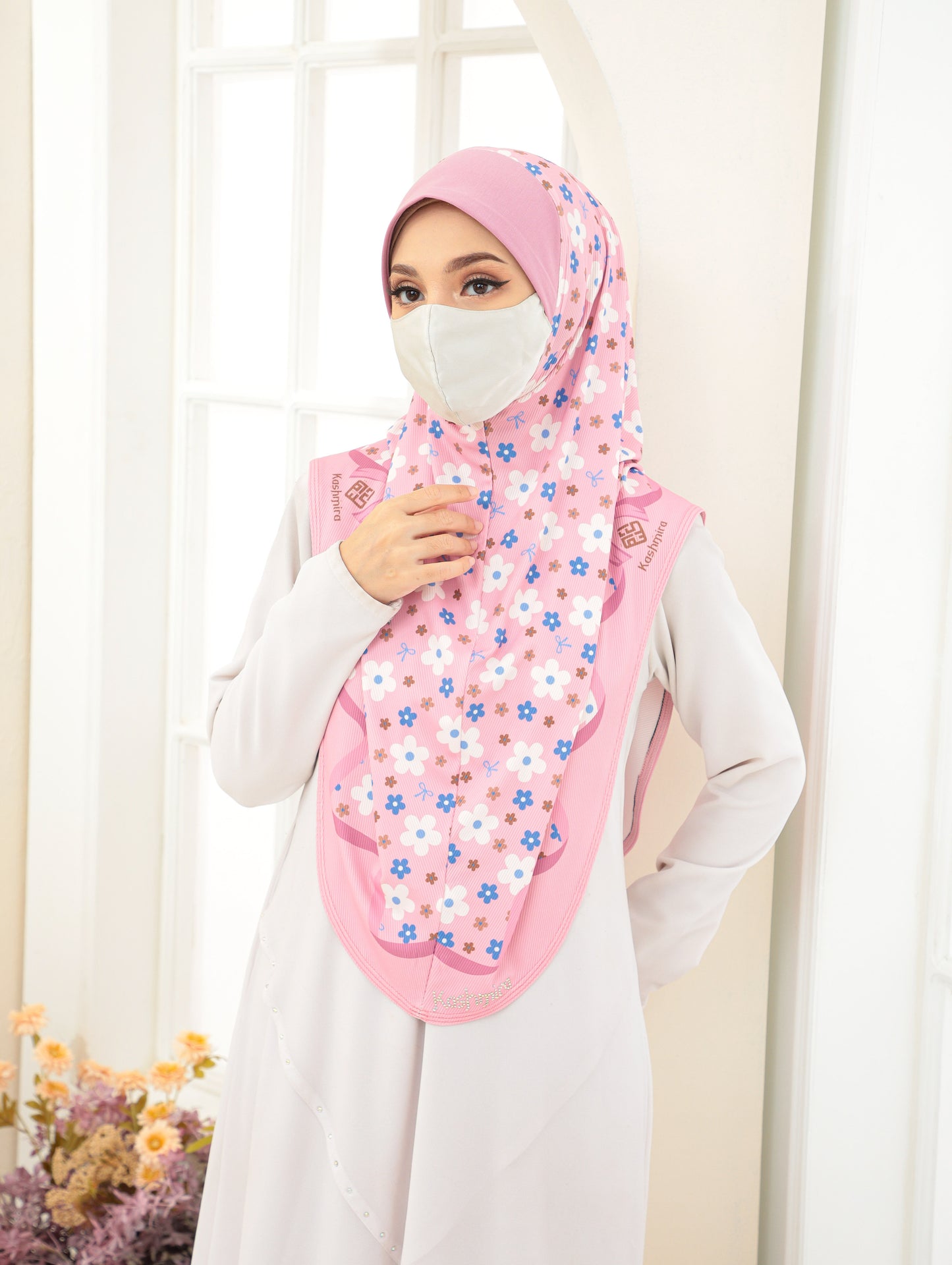 Digital printed hijab 2704
