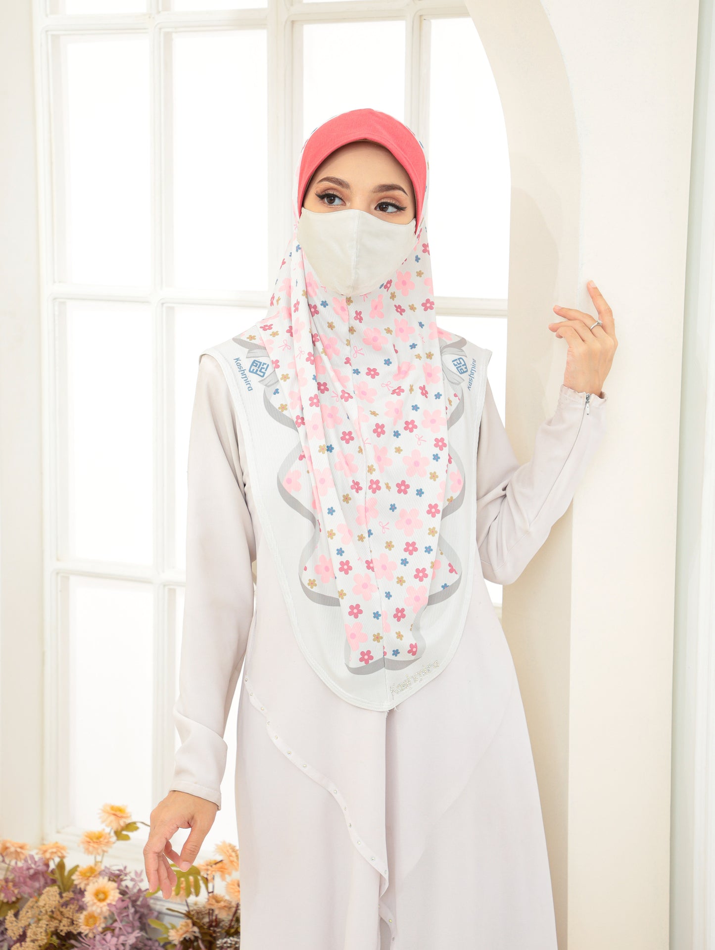 Digital printed hijab 2704