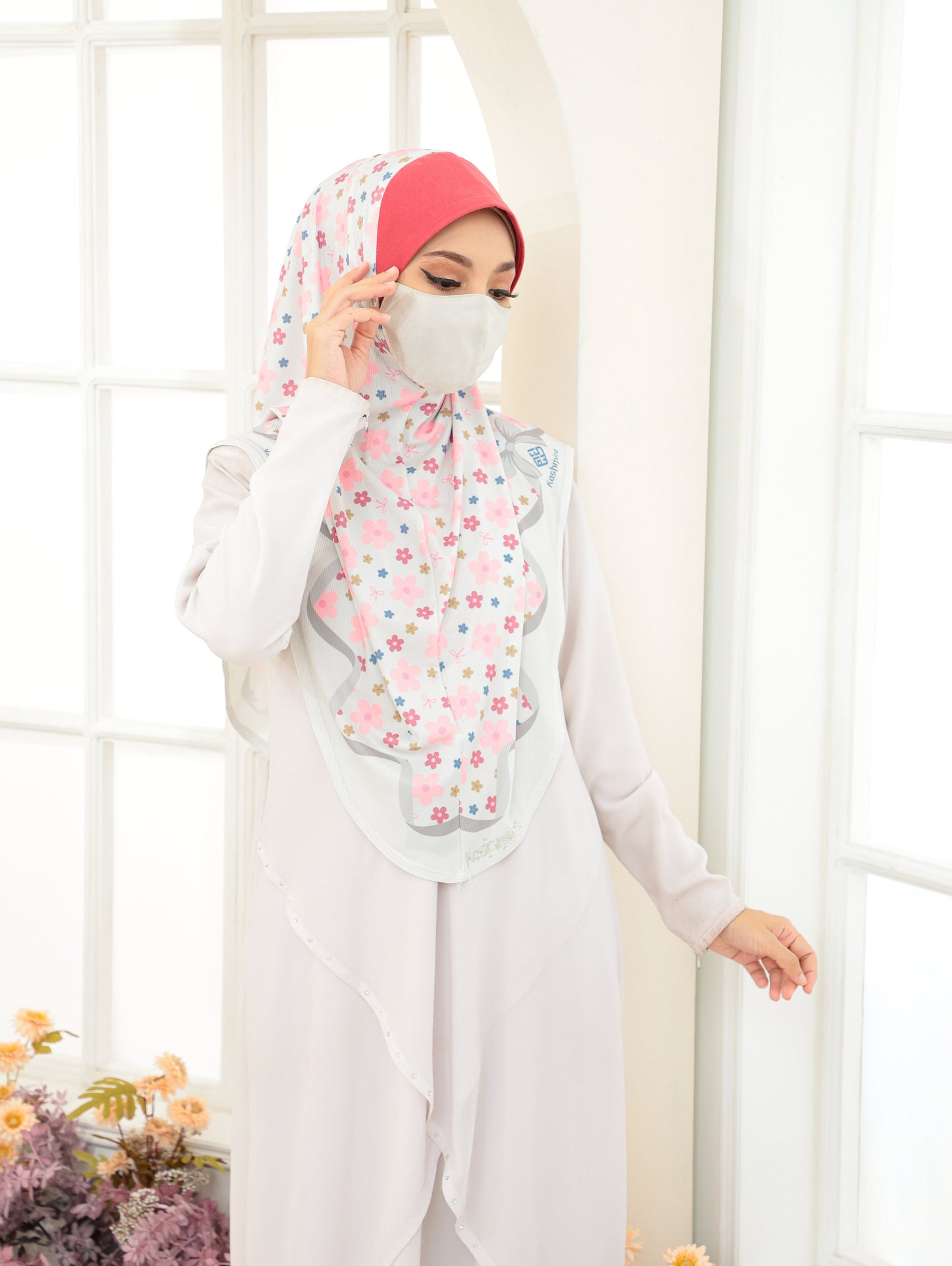 Digital printed hijab 2704