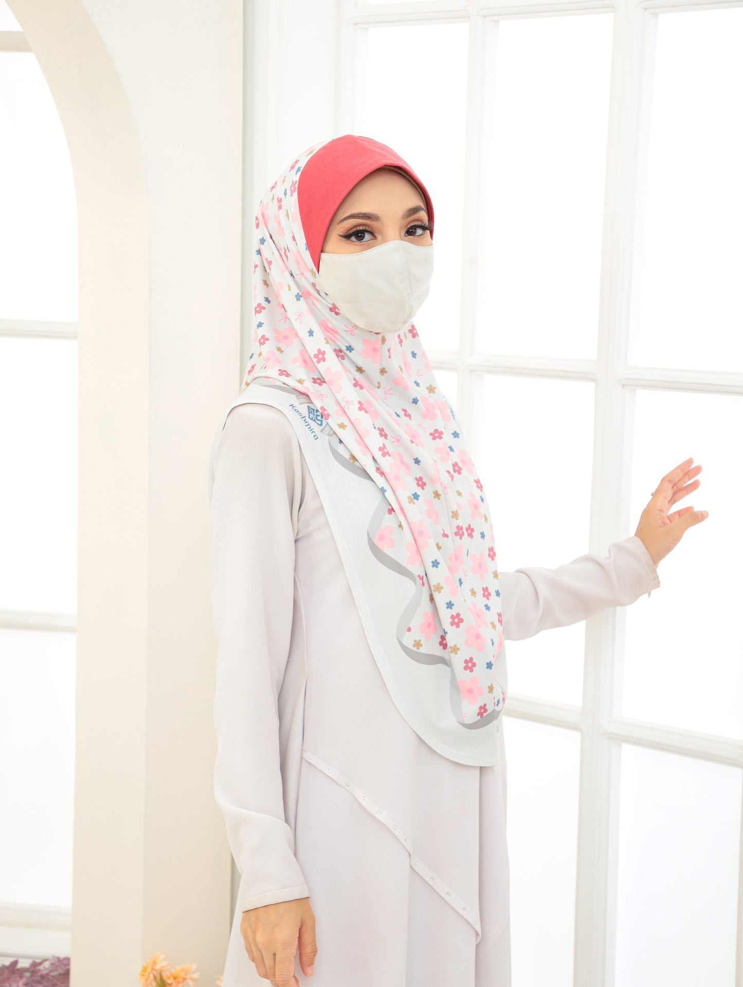 Digital printed hijab 2704