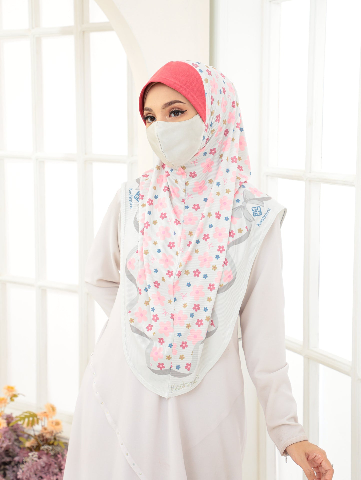 Digital printed hijab 2704