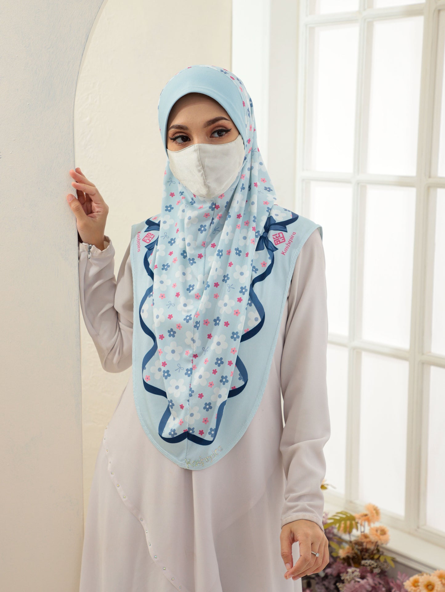 GIRLS Digital printed hijab 2704