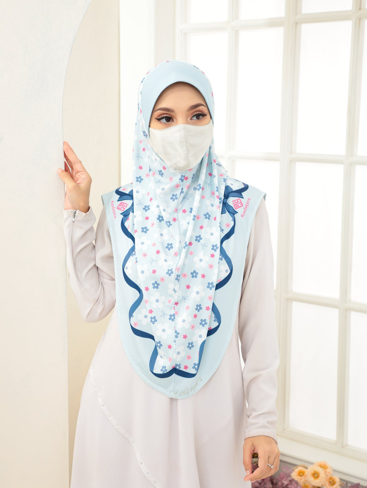 GIRLS Digital printed hijab 2704
