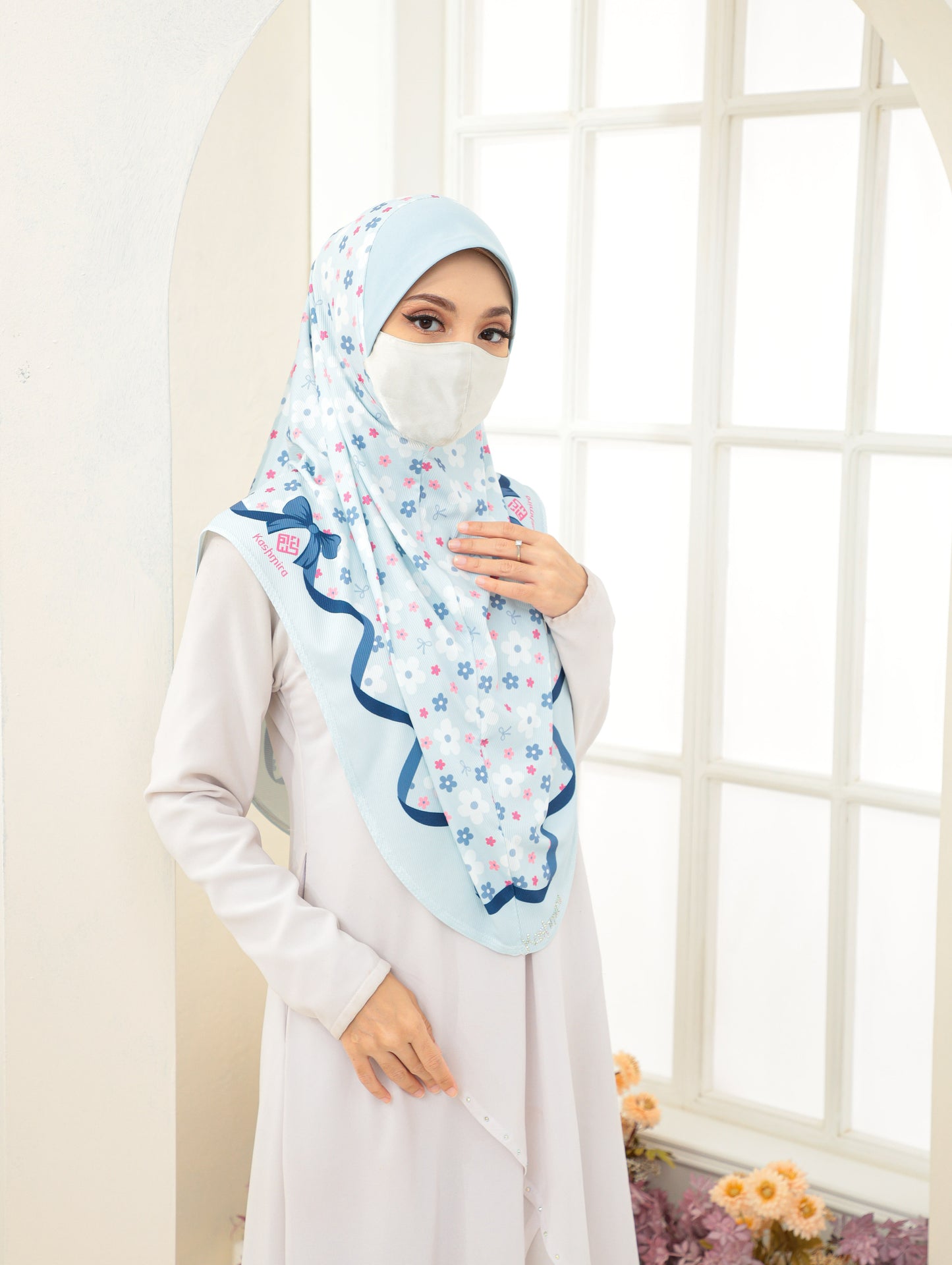 GIRLS Digital printed hijab 2704