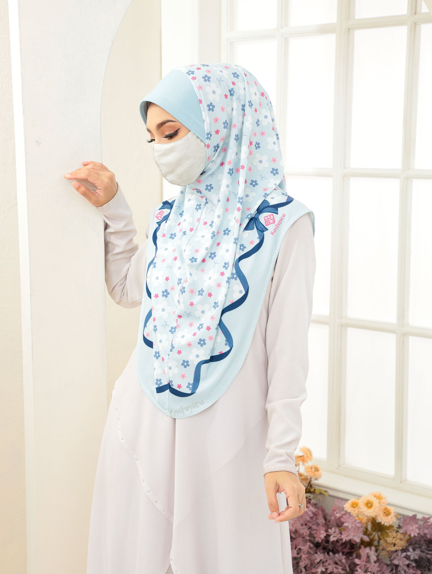 GIRLS Digital printed hijab 2704