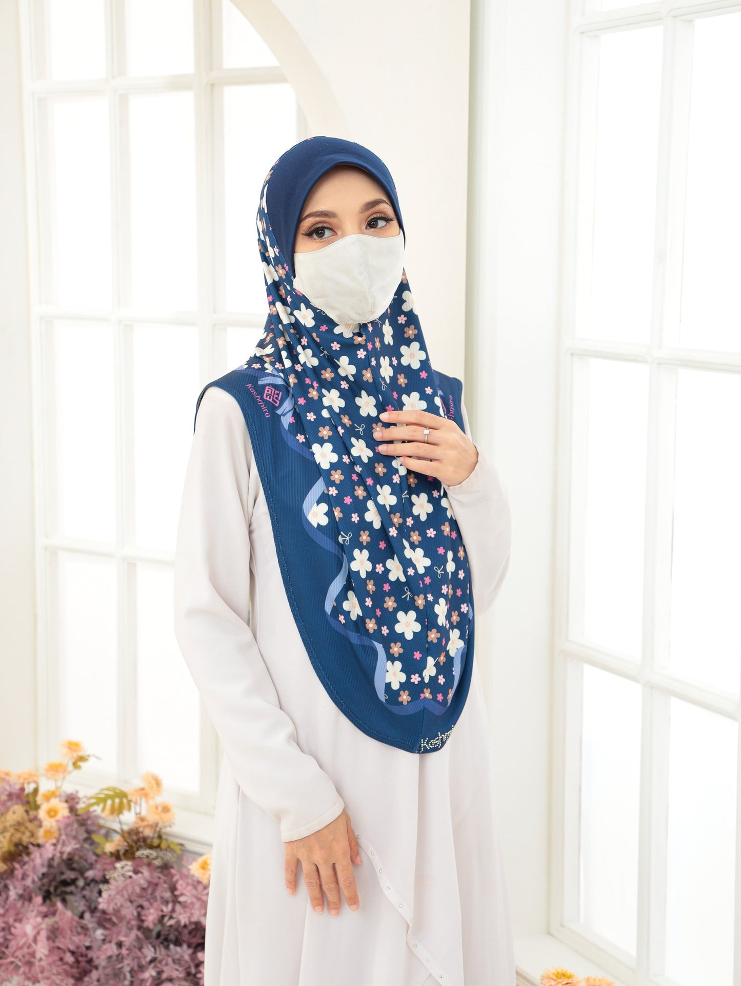 GIRLS Digital printed hijab 2704