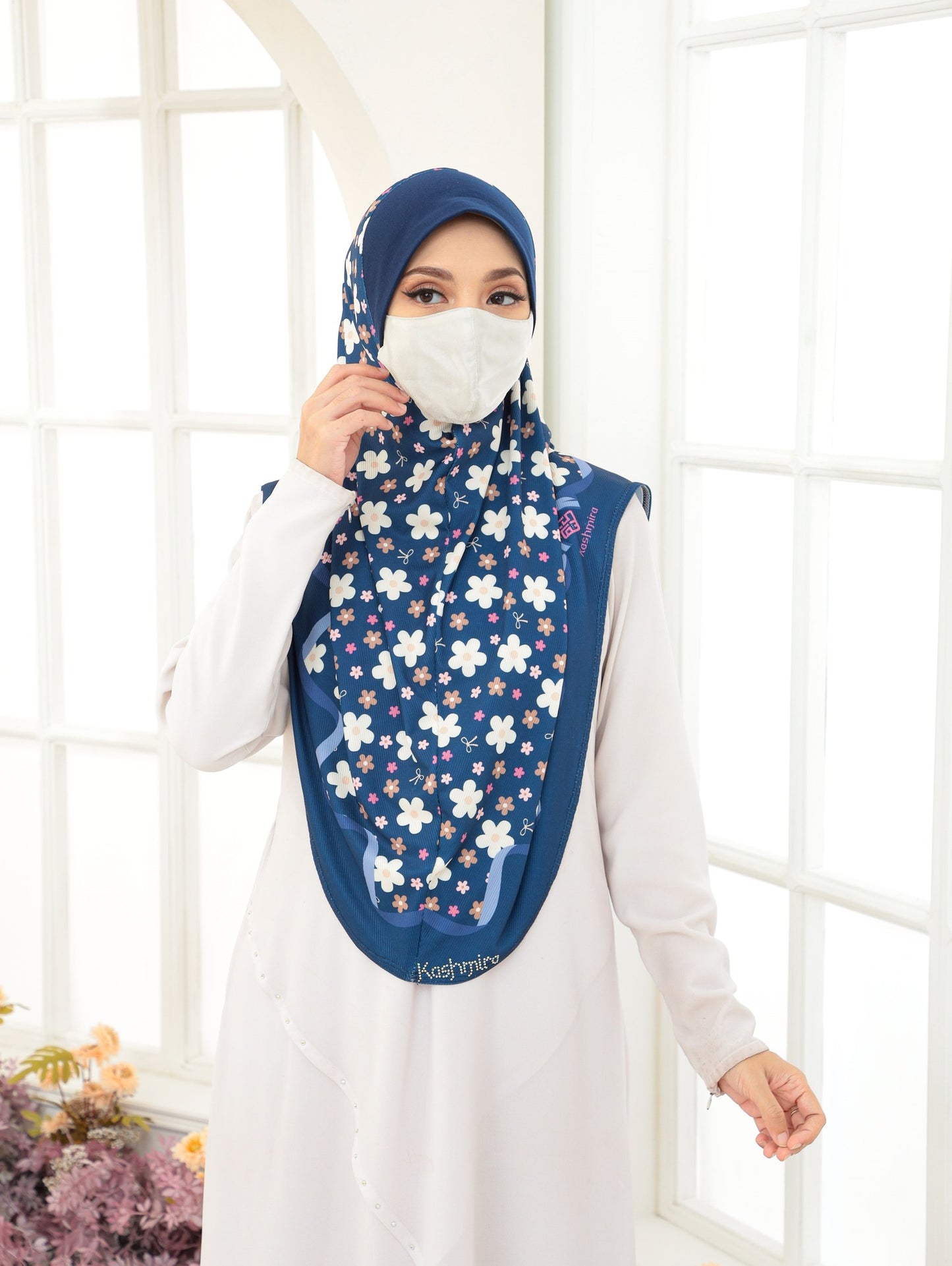 GIRLS Digital printed hijab 2704