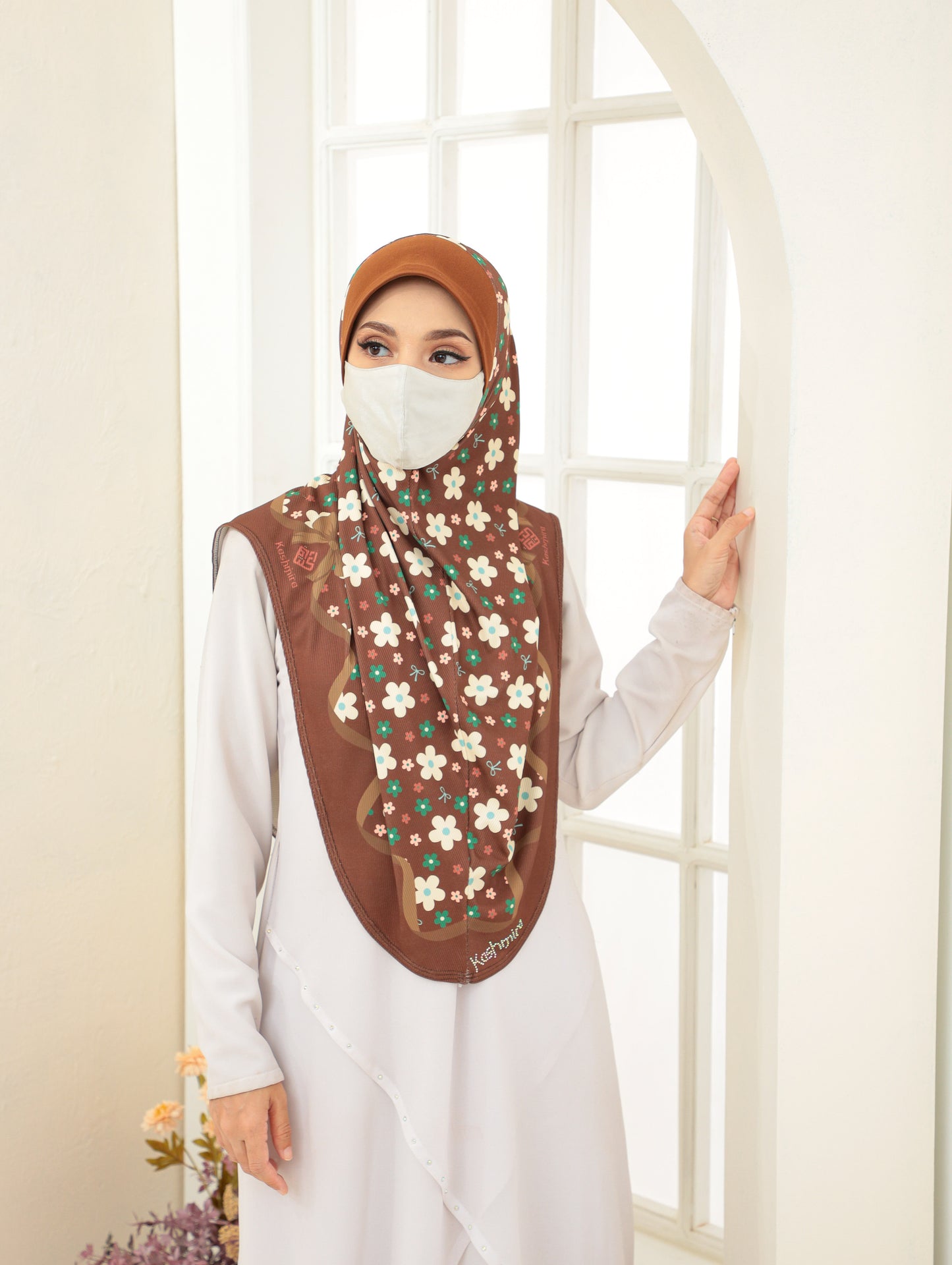 GIRLS Digital printed hijab 2704
