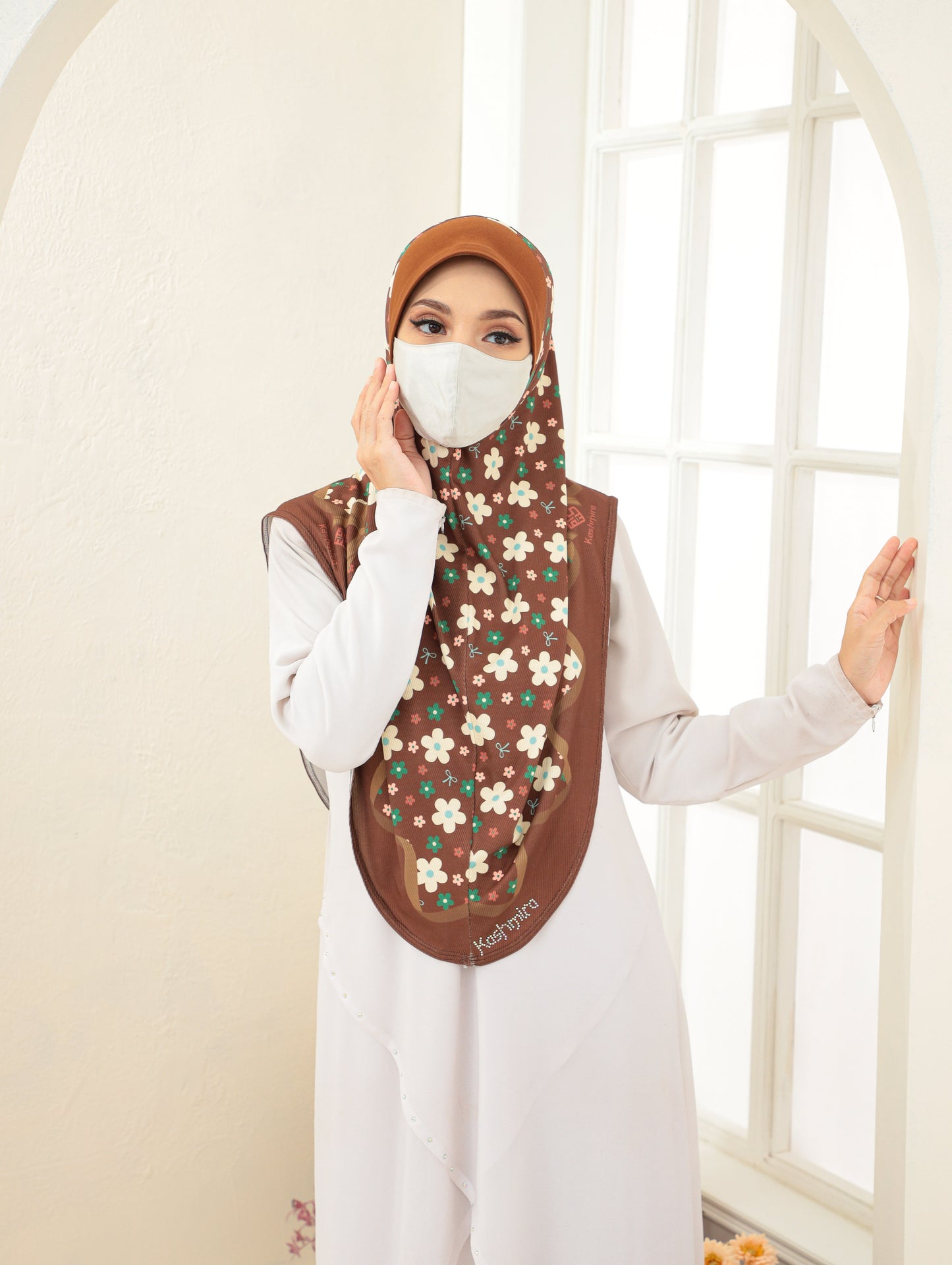 GIRLS Digital printed hijab 2704