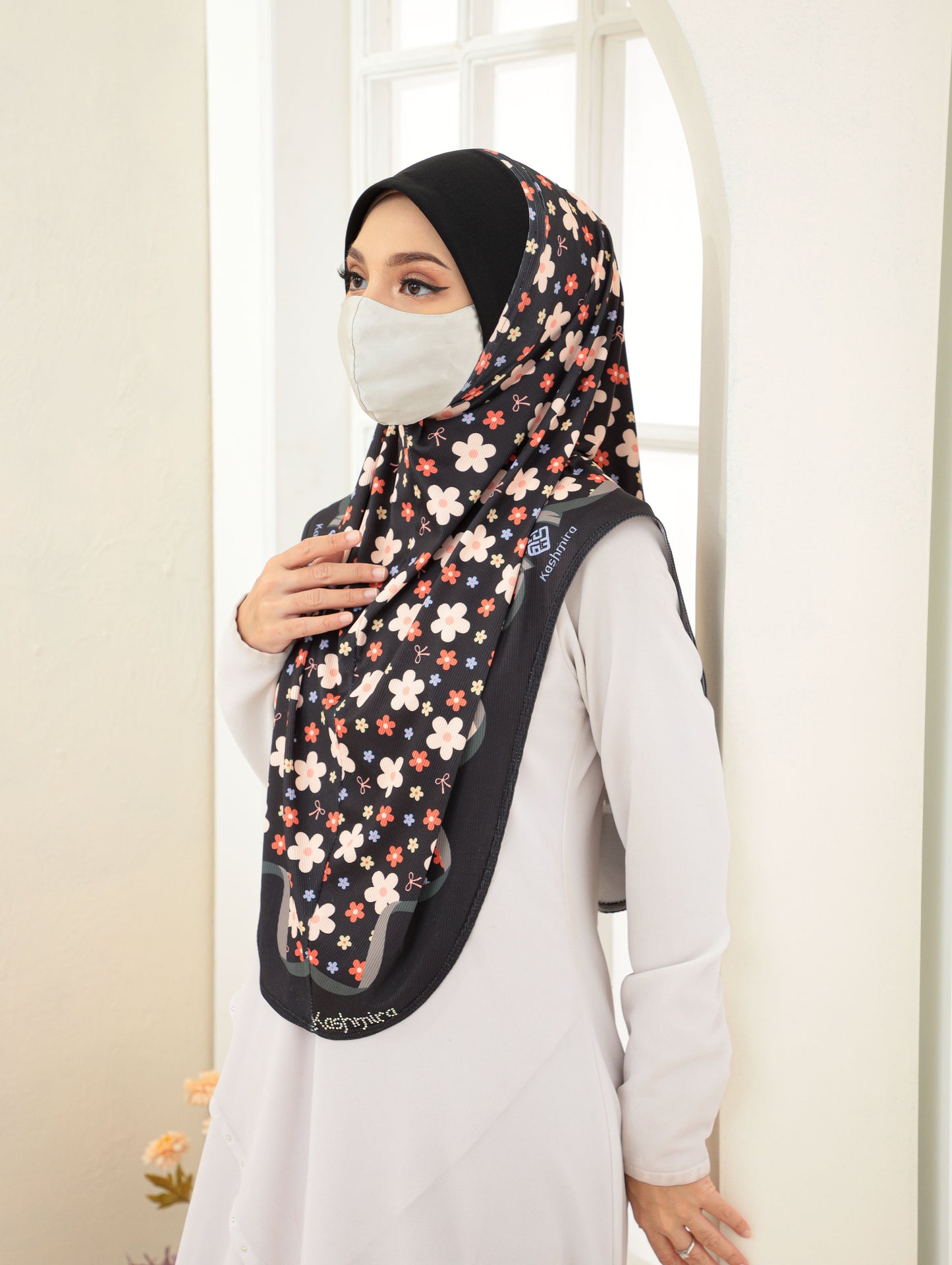 GIRLS Digital printed hijab 2704