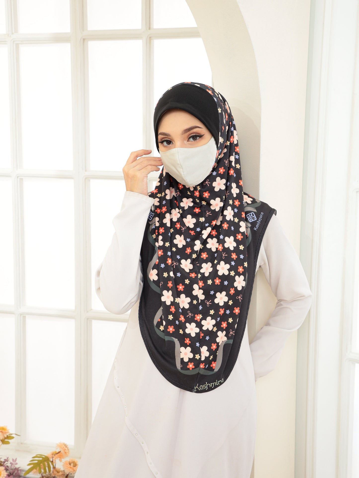 GIRLS Digital printed hijab 2704