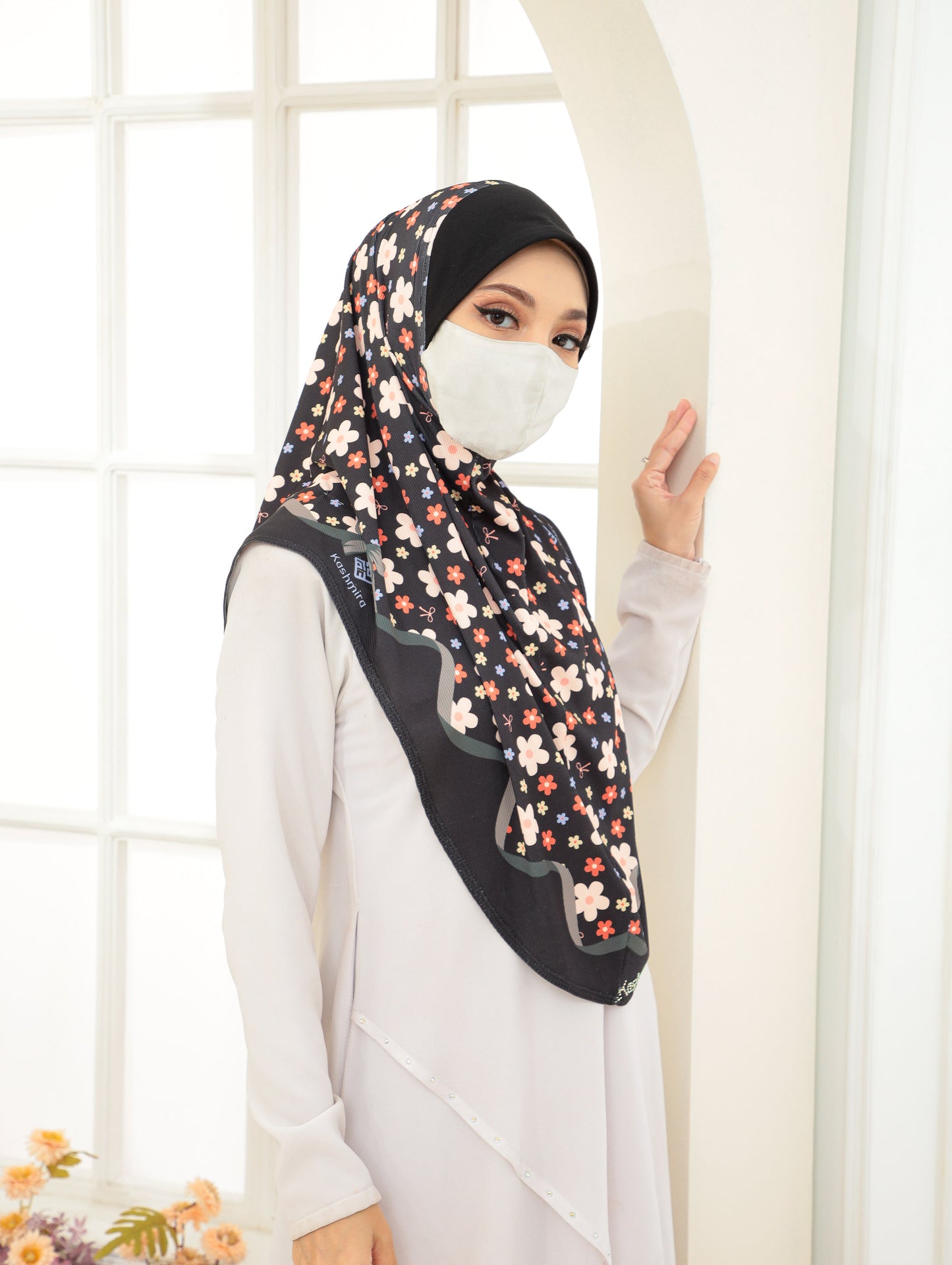 GIRLS Digital printed hijab 2704