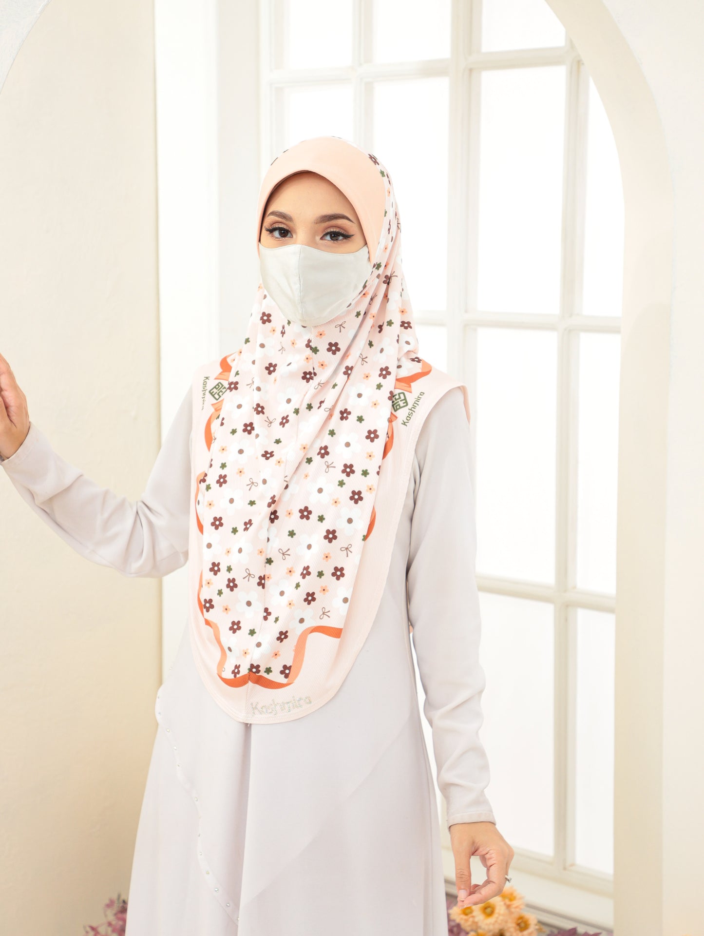 GIRLS Digital printed hijab 2704