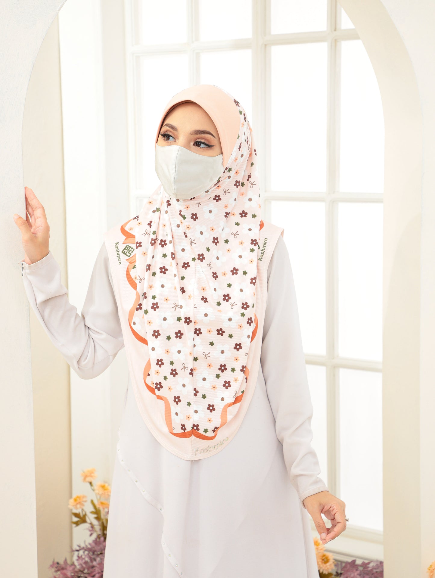 GIRLS Digital printed hijab 2704