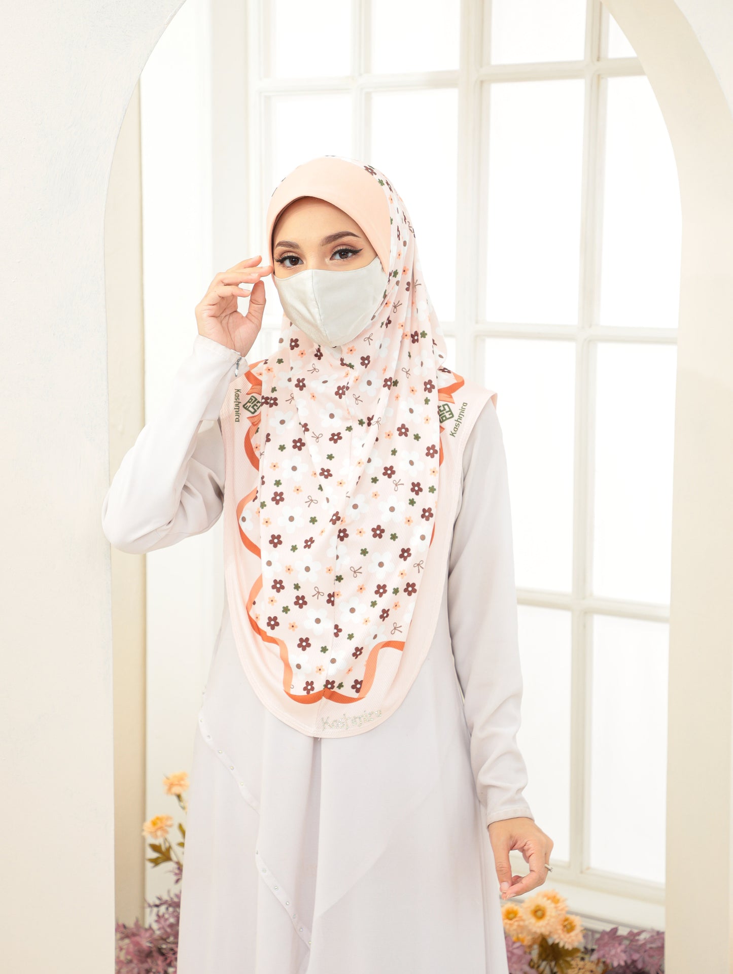 GIRLS Digital printed hijab 2704
