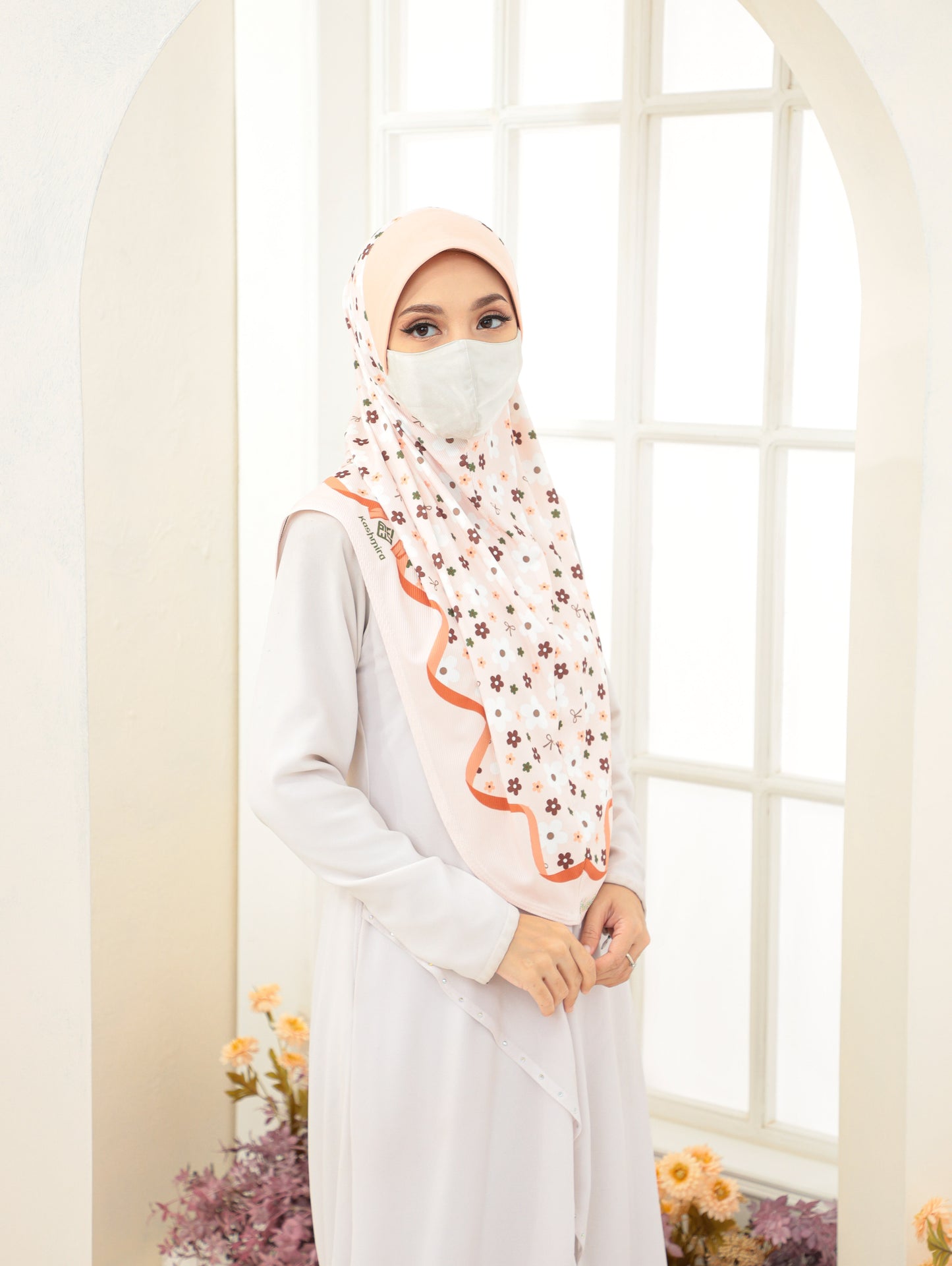 GIRLS Digital printed hijab 2704