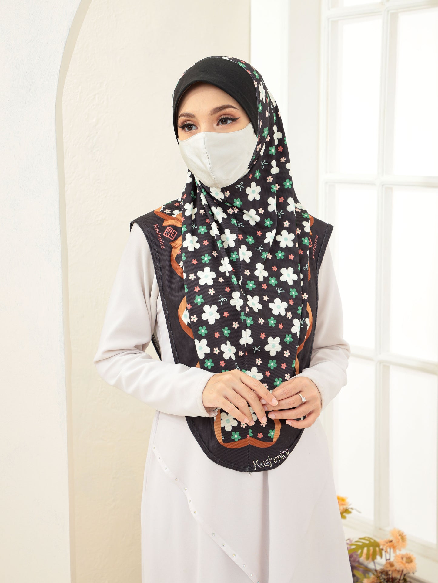 GIRLS Digital printed hijab 2704