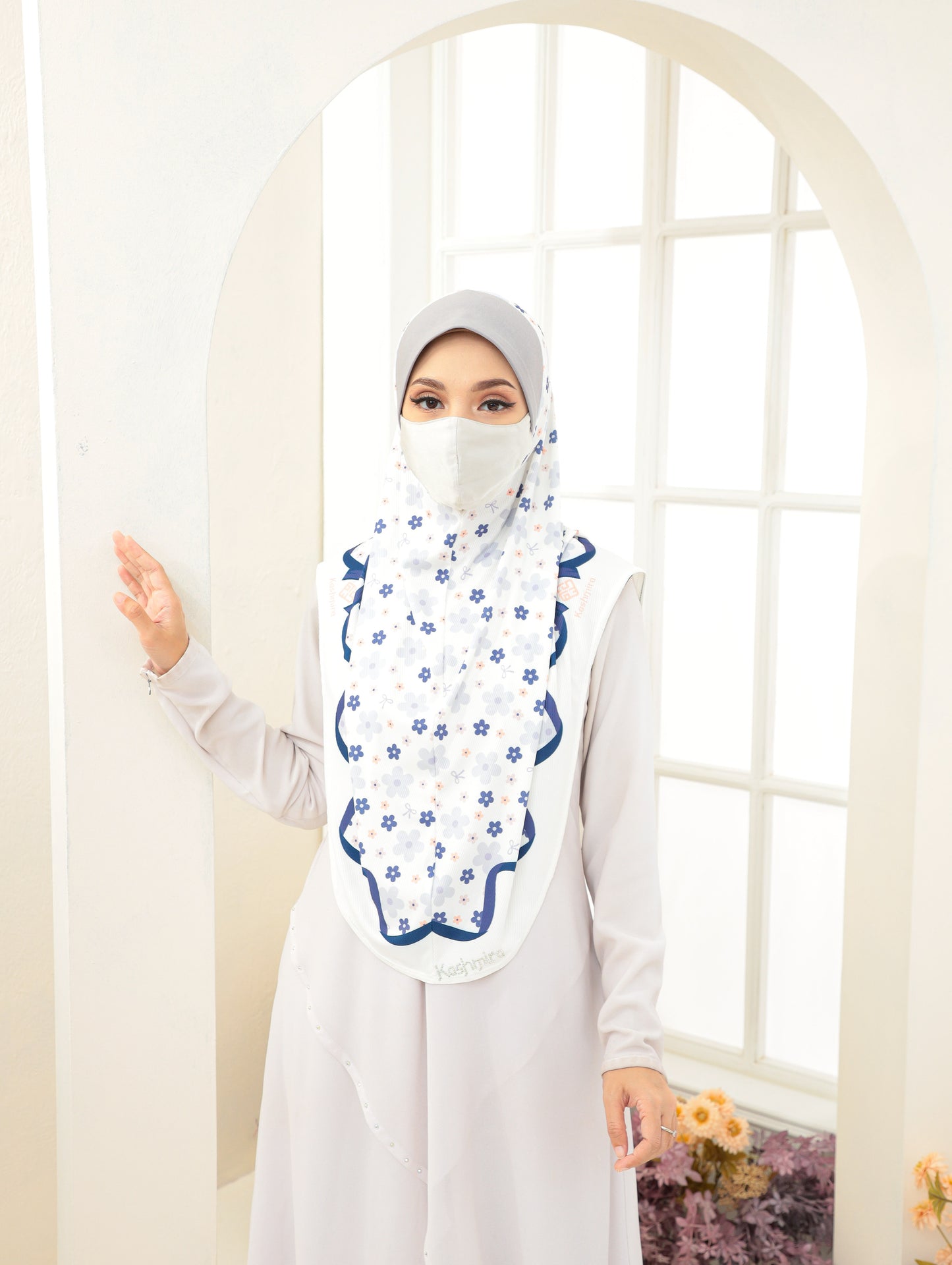 GIRLS Digital printed hijab 2704