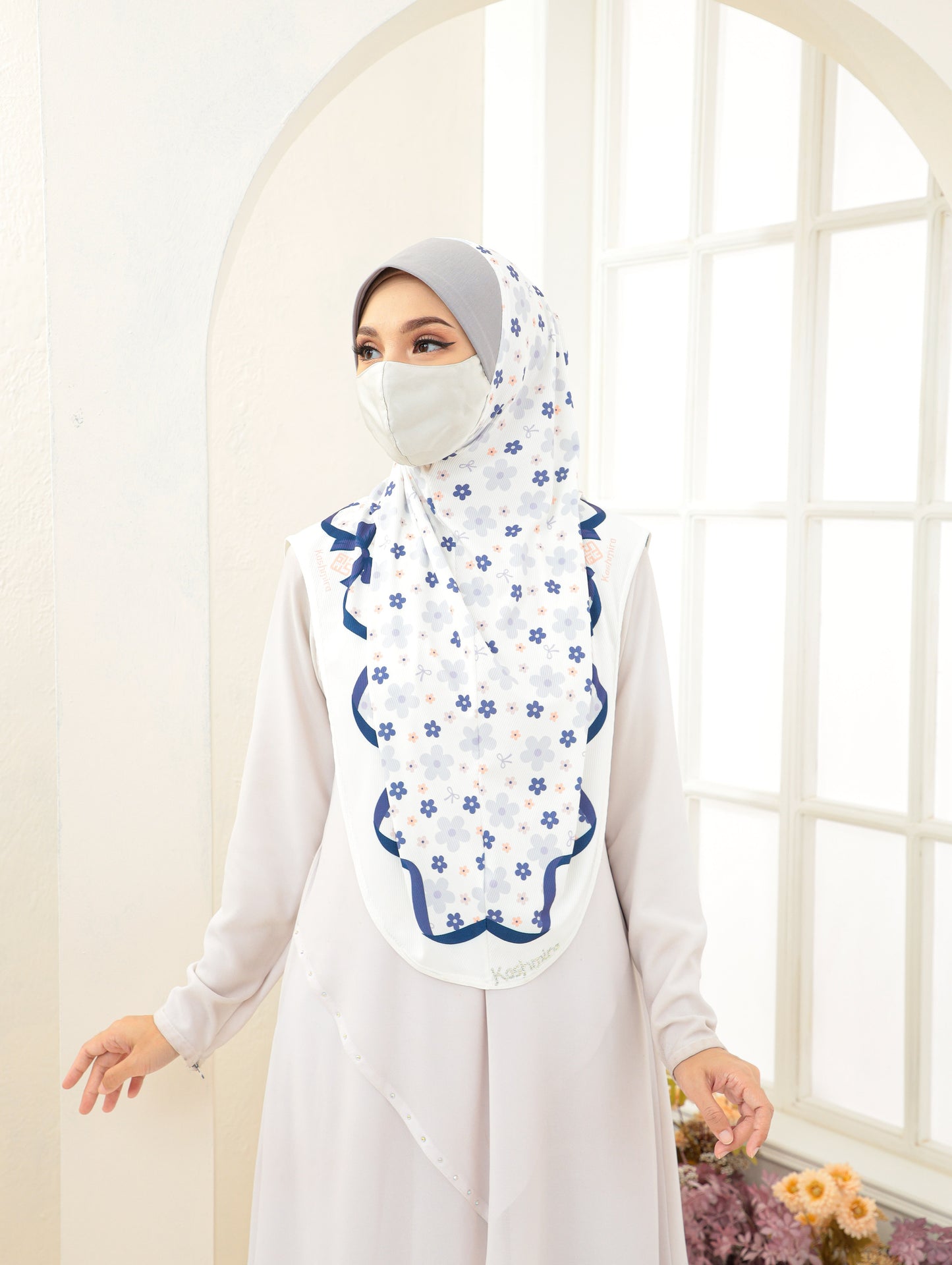 GIRLS Digital printed hijab 2704