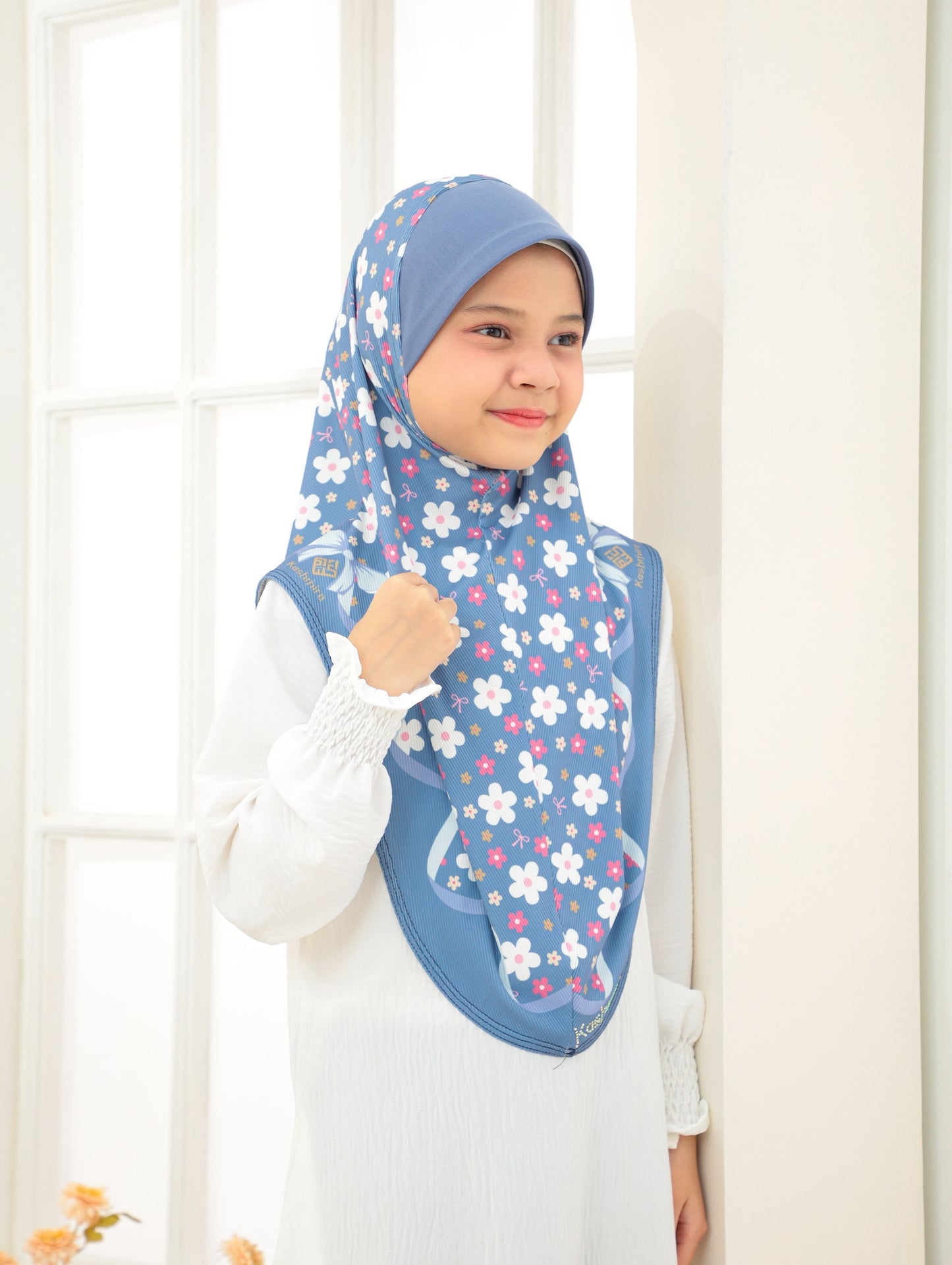 Digital printed hijab KIDS 2704