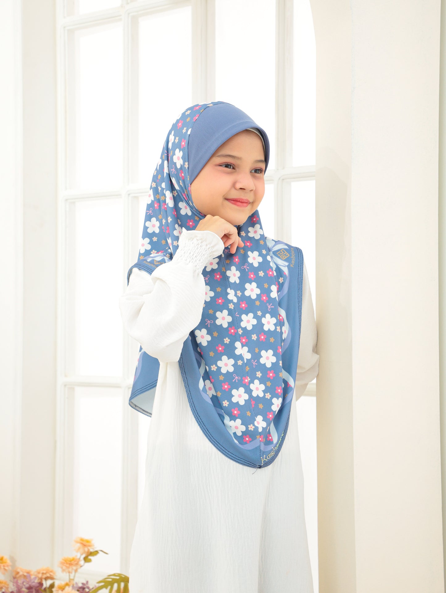 Digital printed hijab KIDS 2704