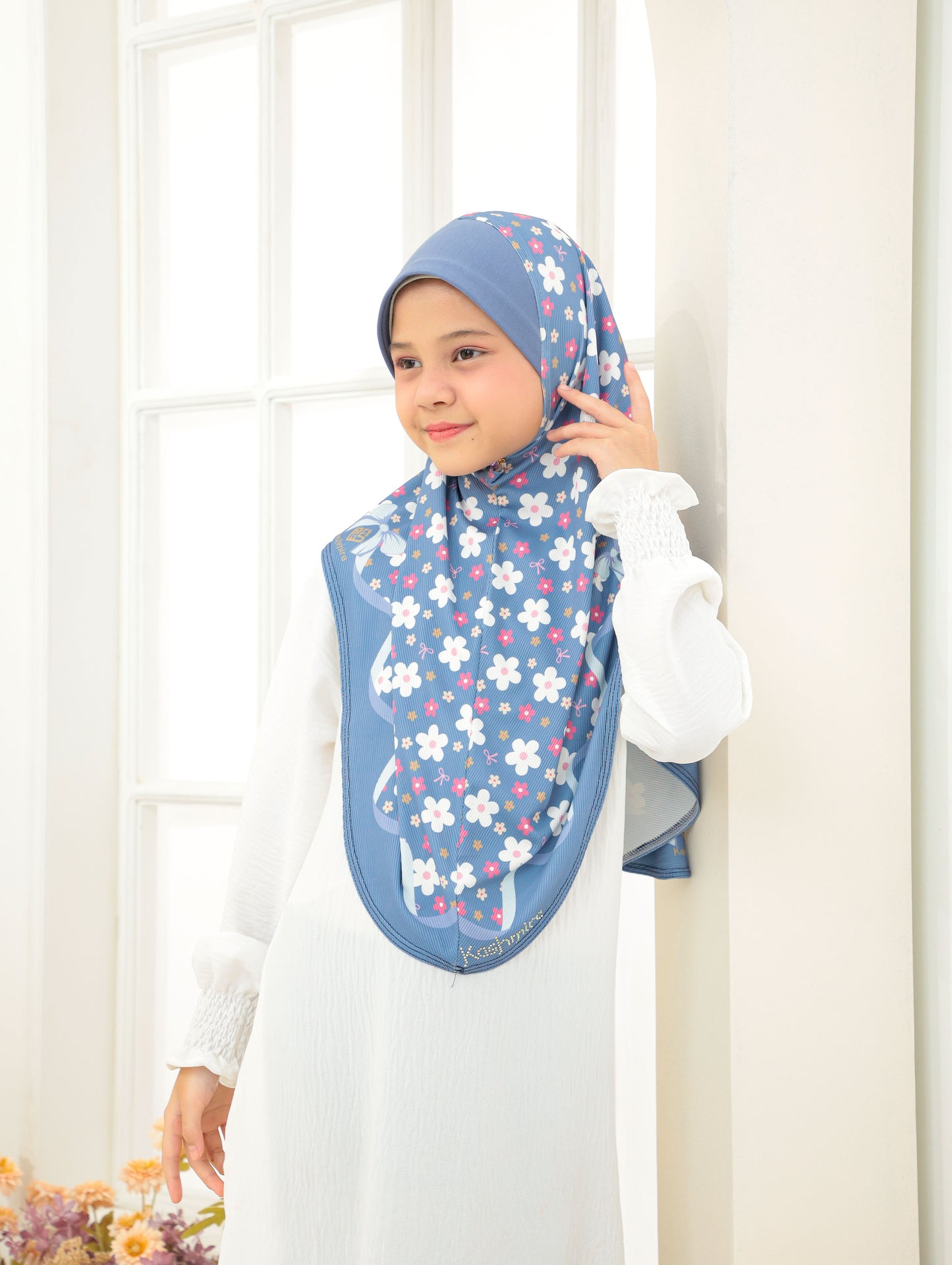 Digital printed hijab KIDS 2704