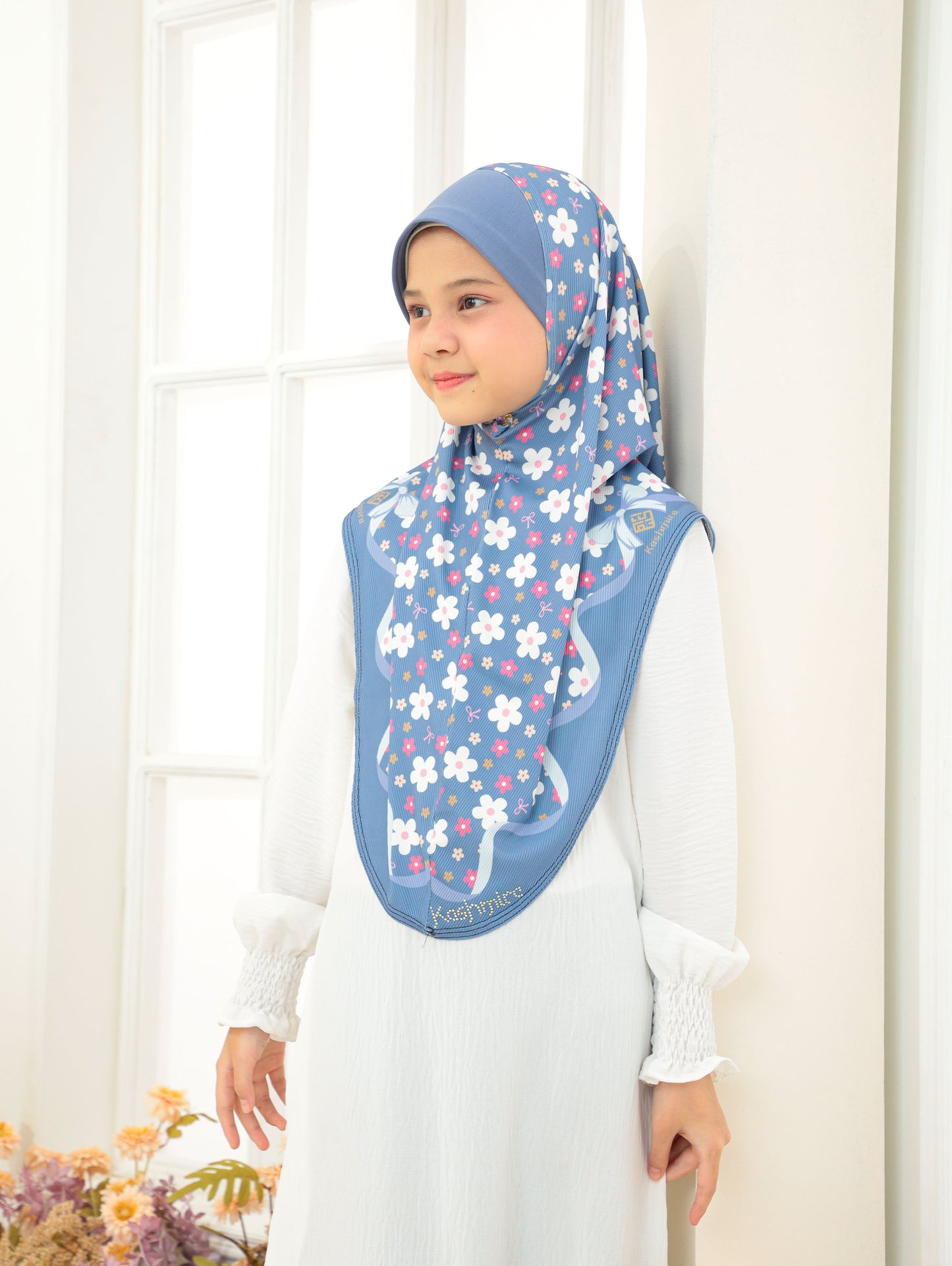 Digital printed hijab KIDS 2704
