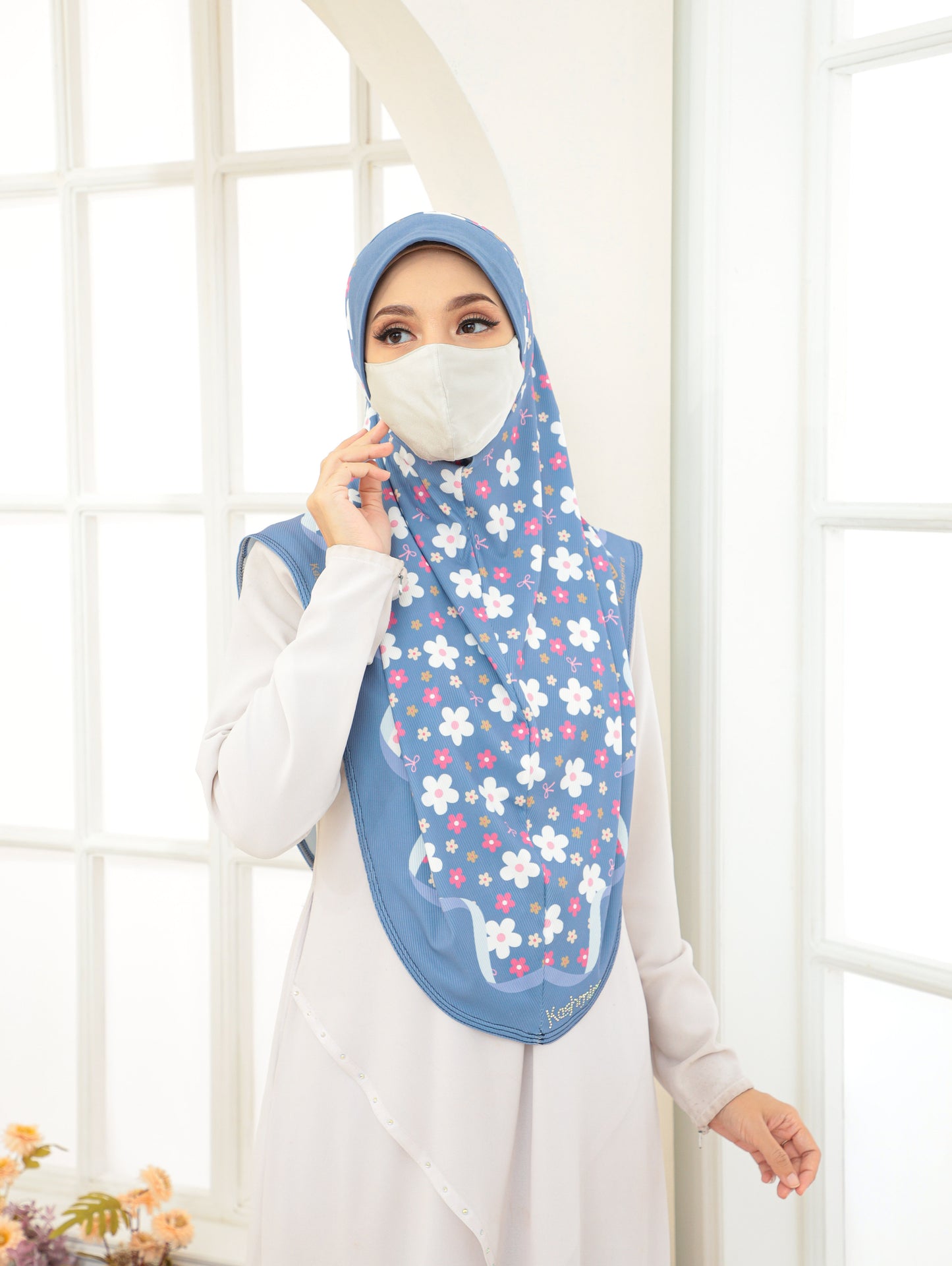 GIRLS Digital printed hijab 2704