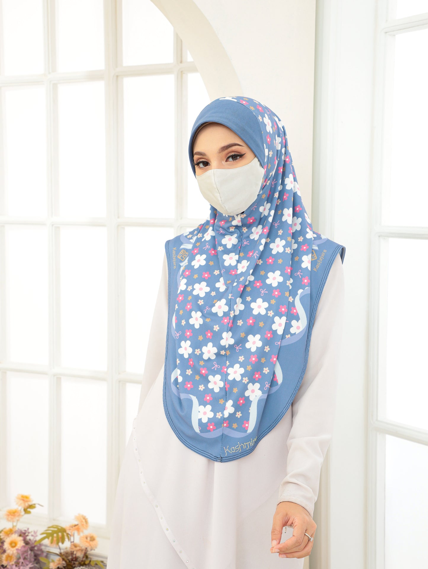 GIRLS Digital printed hijab 2704