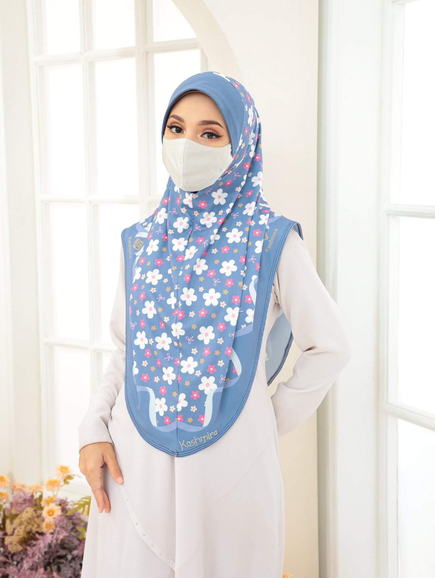 GIRLS Digital printed hijab 2704