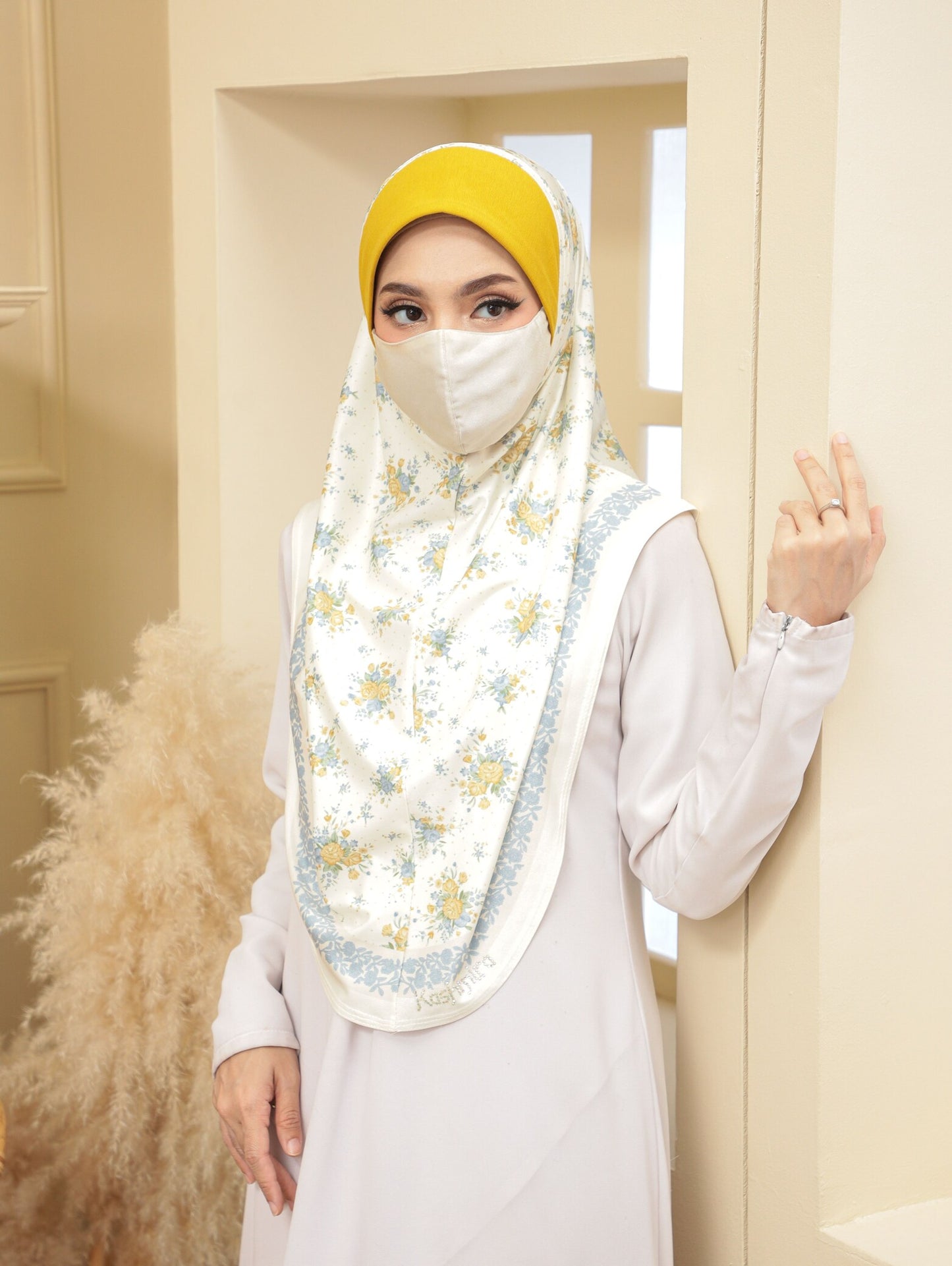 Girls Digital printed hijab 2703