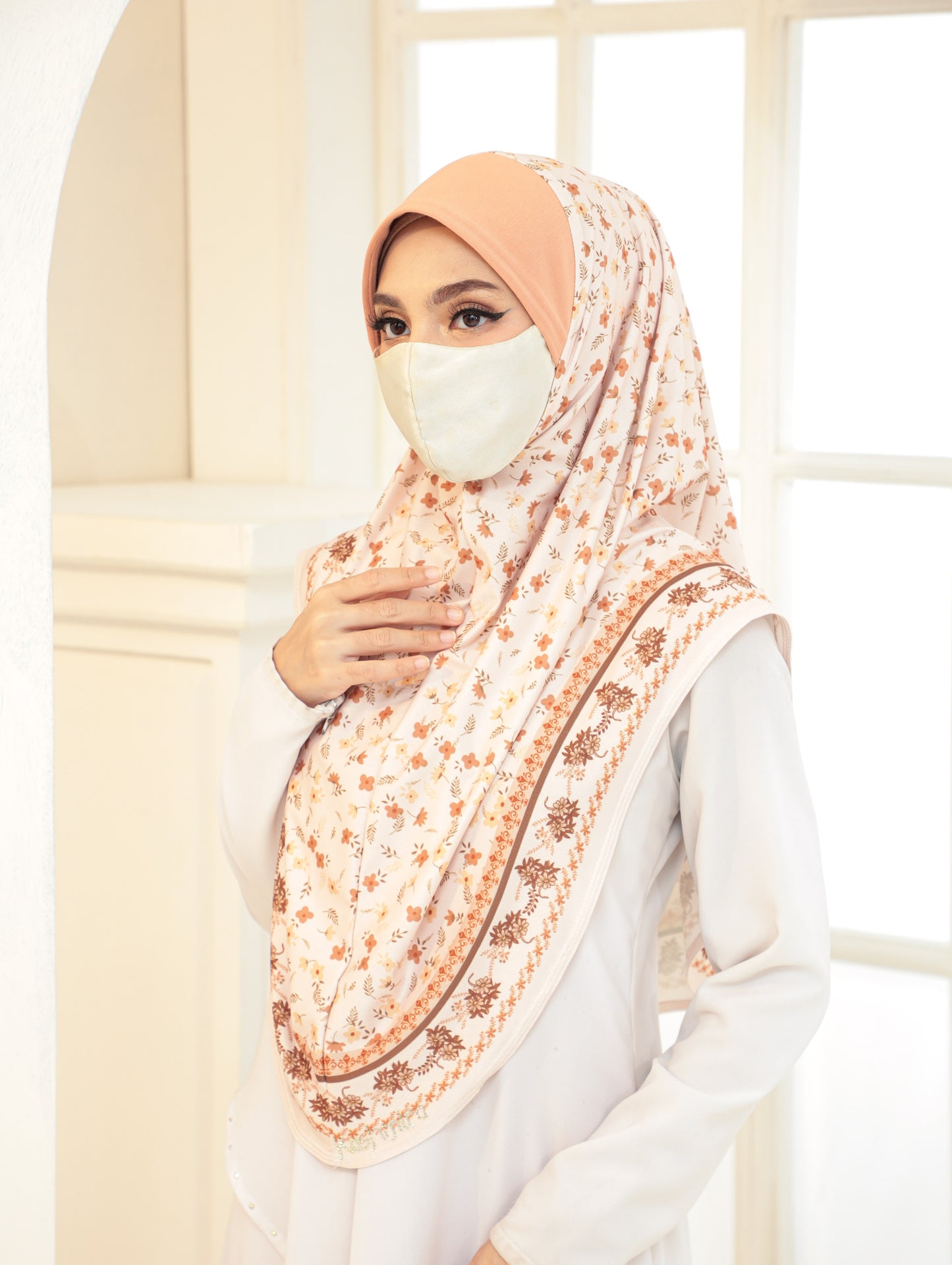 GIRLS Digital printed hijab 2705