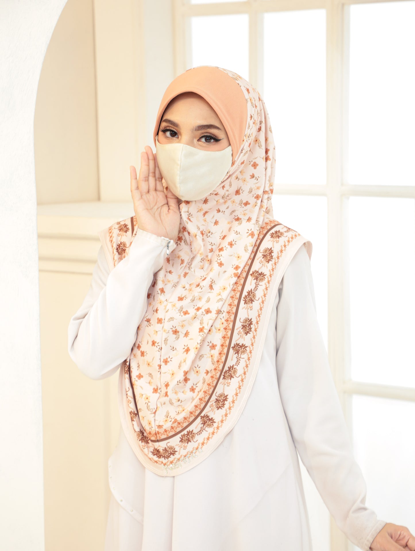 GIRLS Digital printed hijab 2705