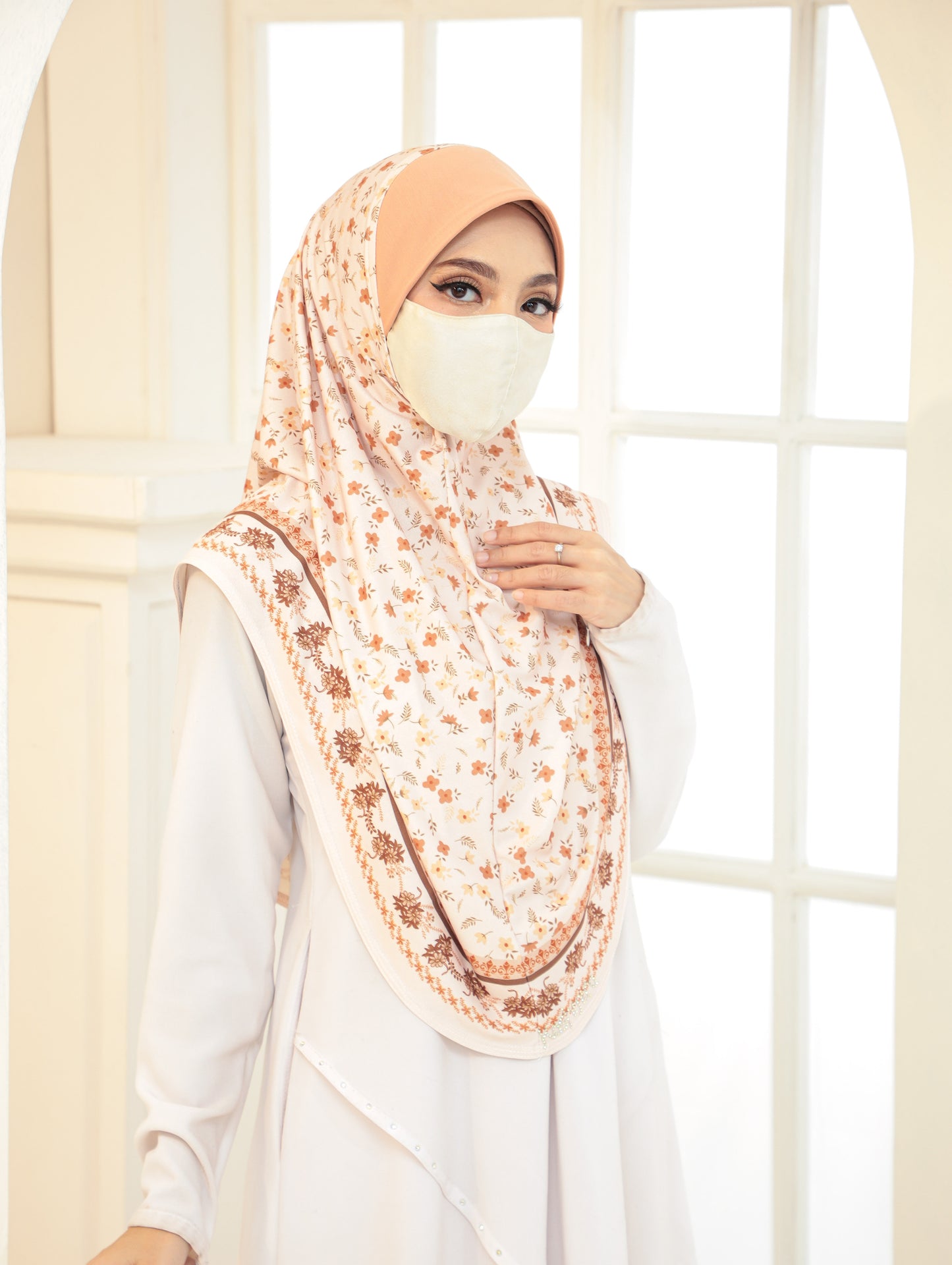 GIRLS Digital printed hijab 2705