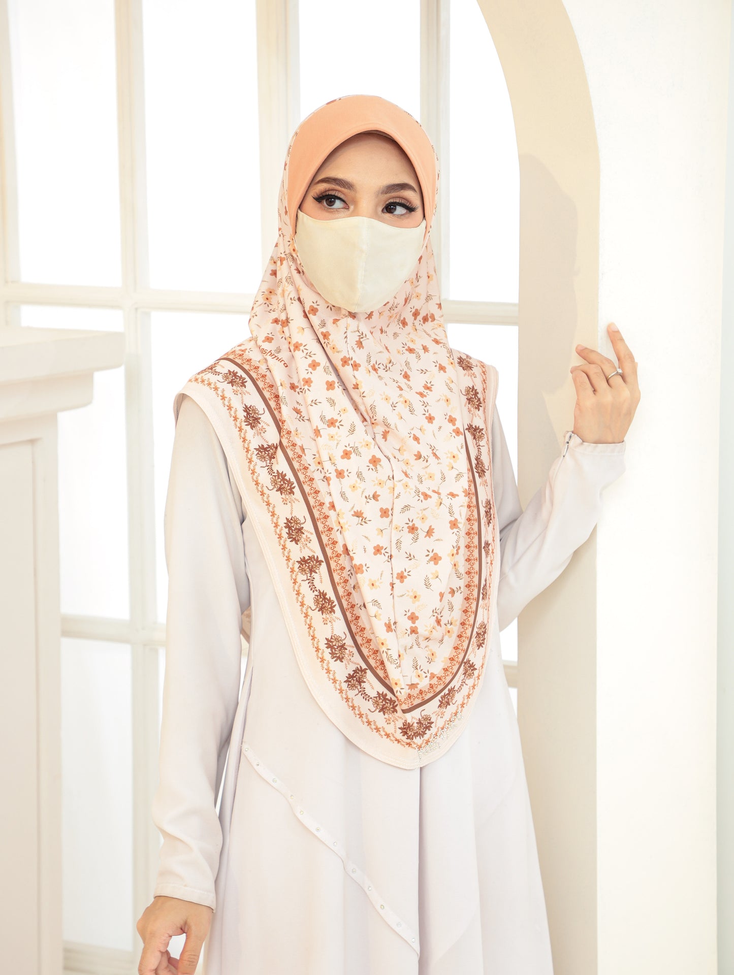 GIRLS Digital printed hijab 2705