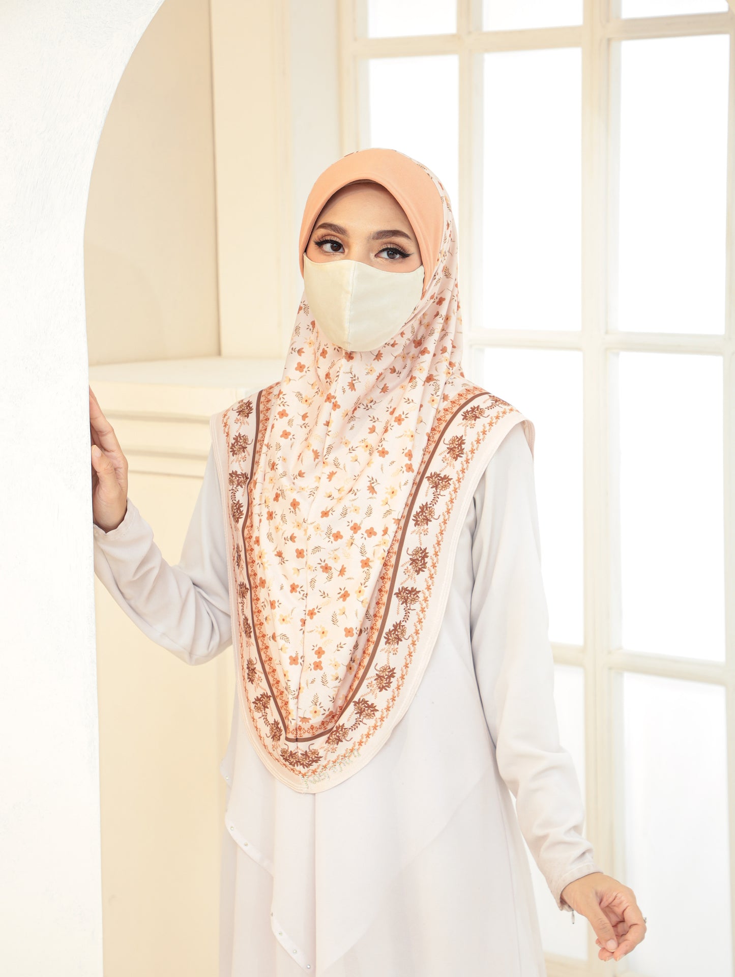 GIRLS Digital printed hijab 2705