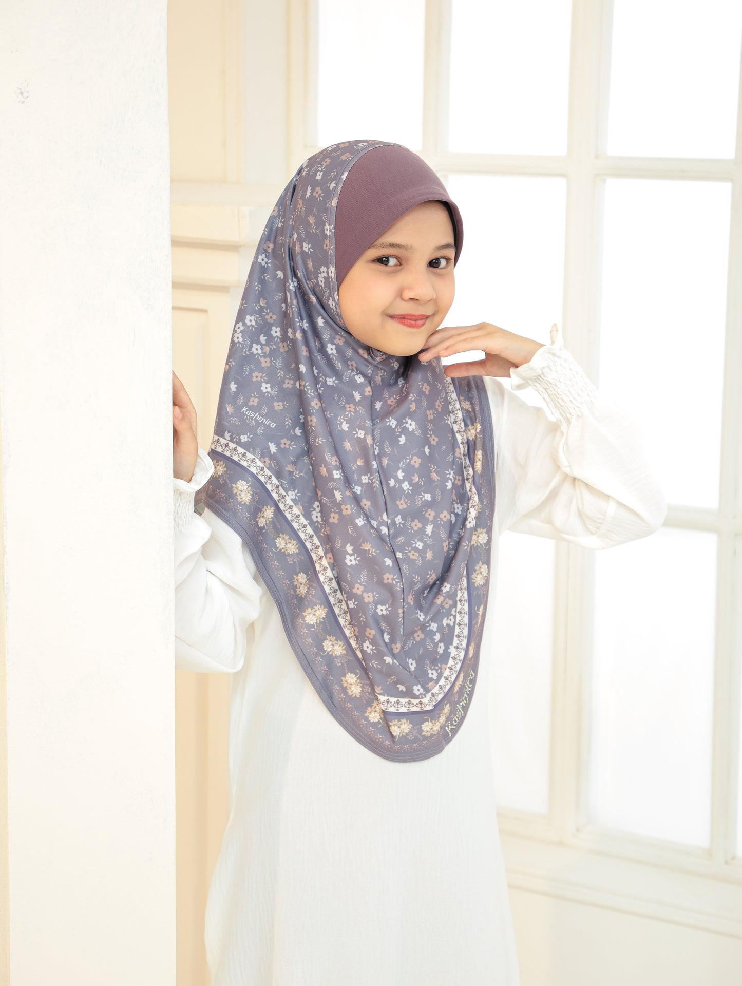 KIDS Digital printed hijab 2705
