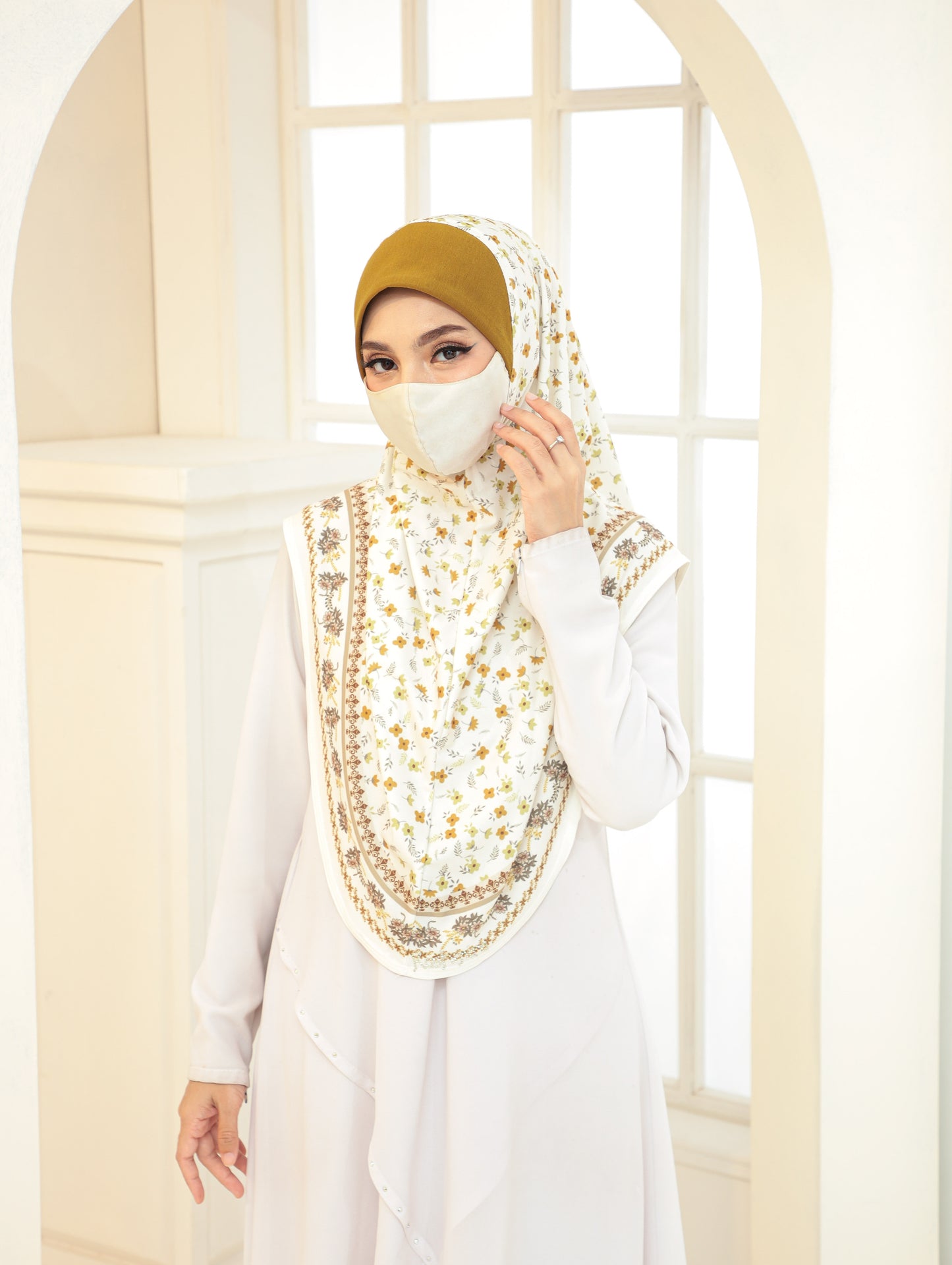 GIRLS Digital printed hijab 2705