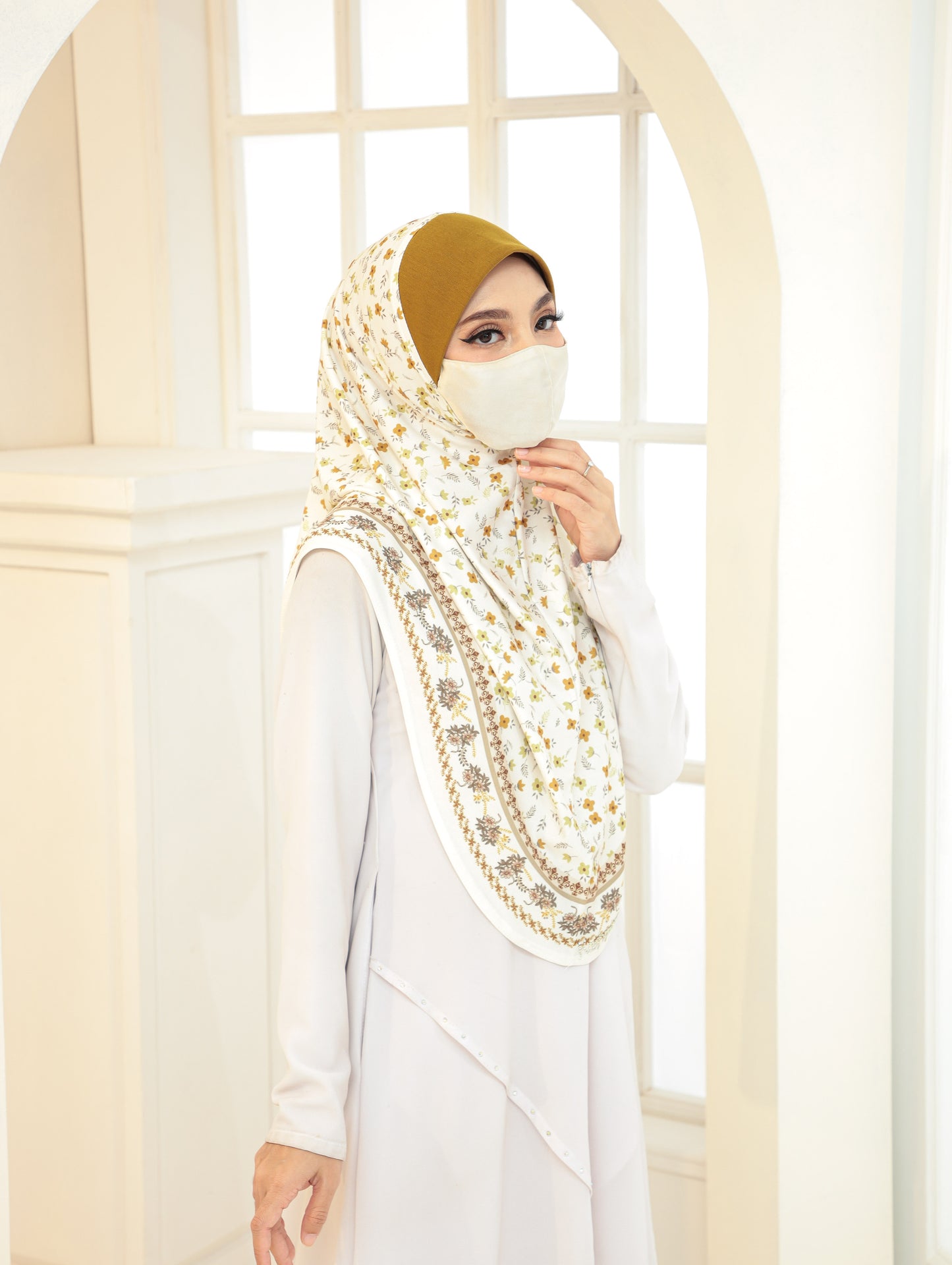 GIRLS Digital printed hijab 2705