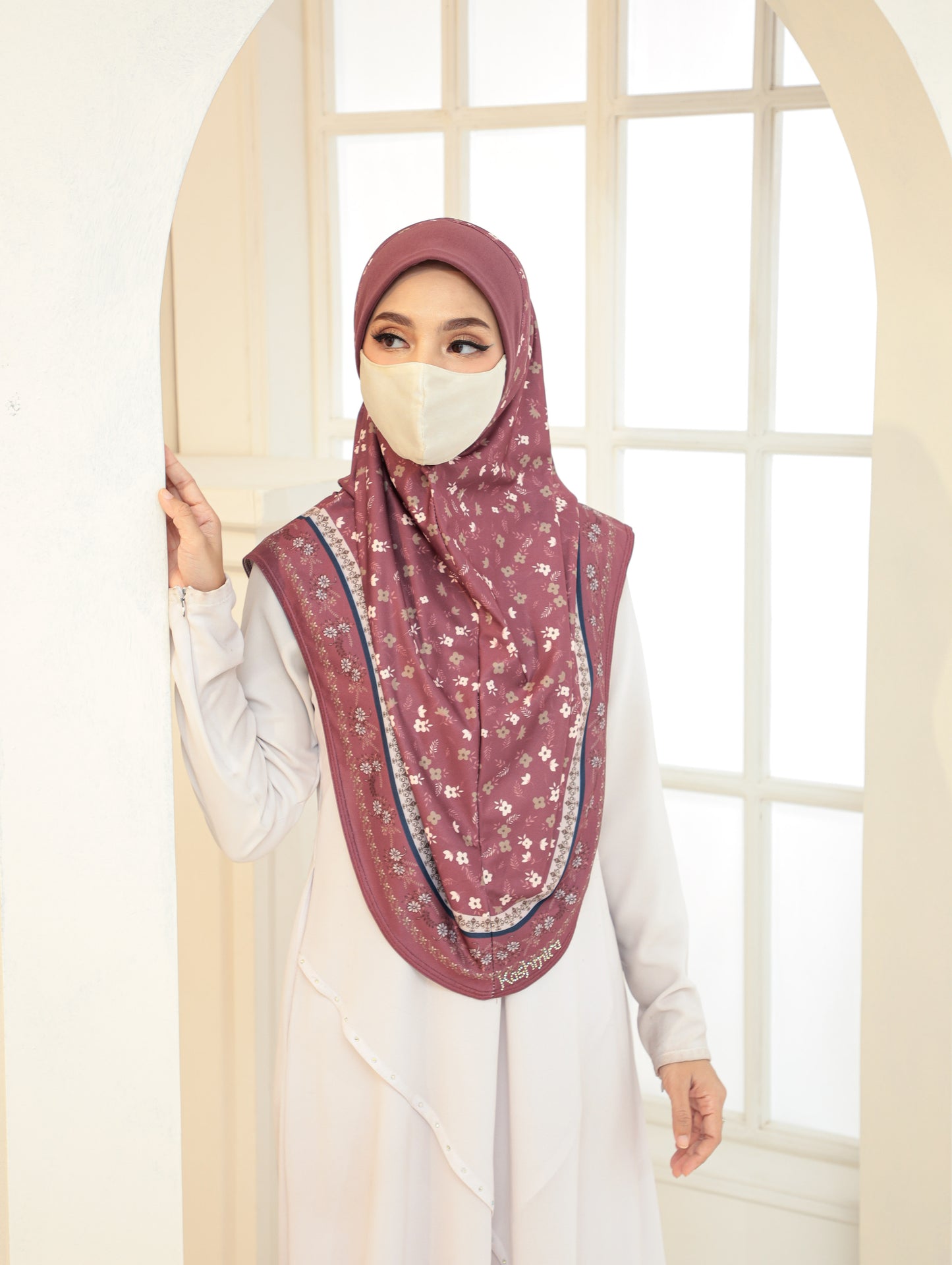 GIRLS Digital printed hijab 2705