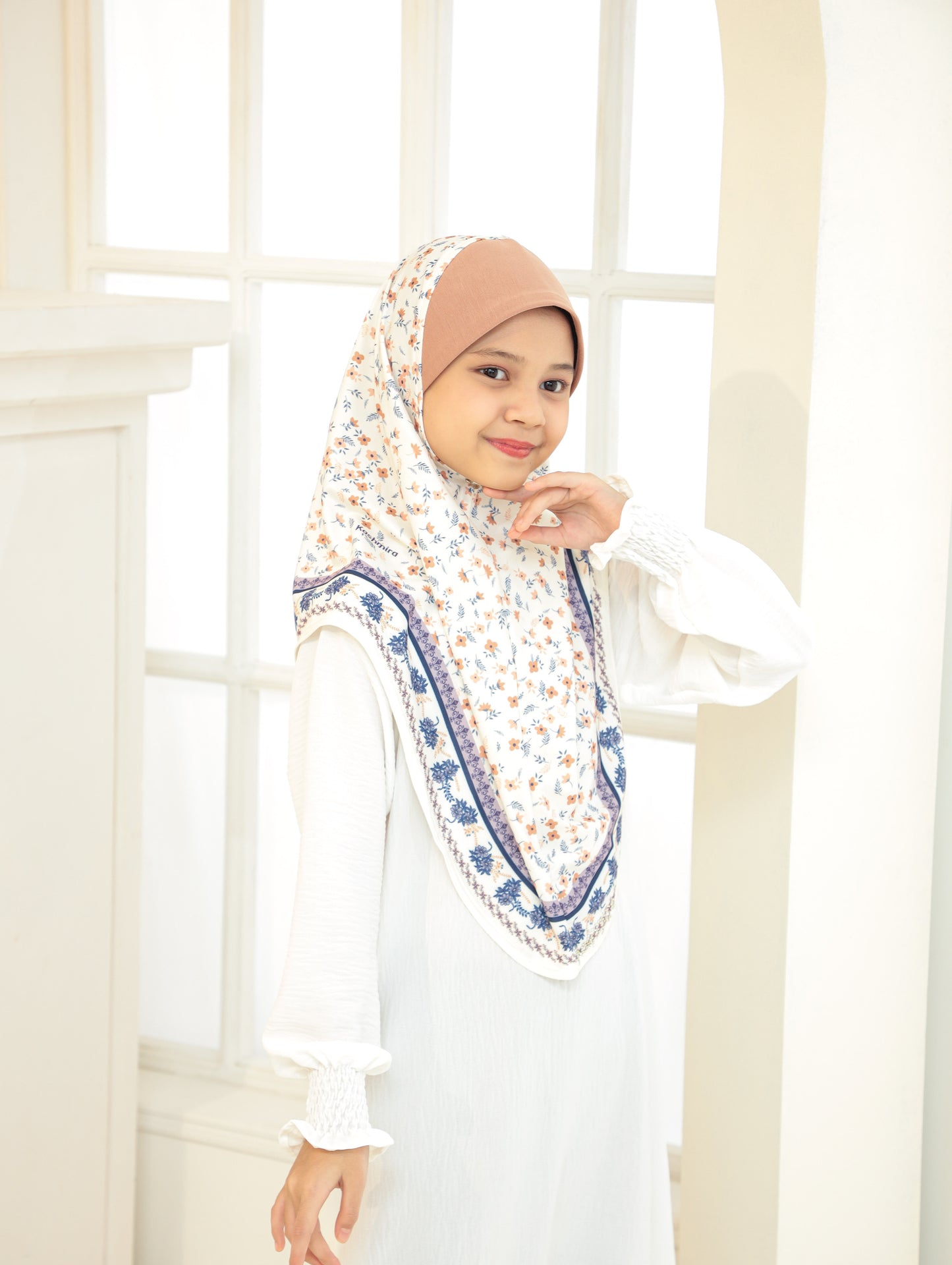 KIDS Digital printed hijab 2705